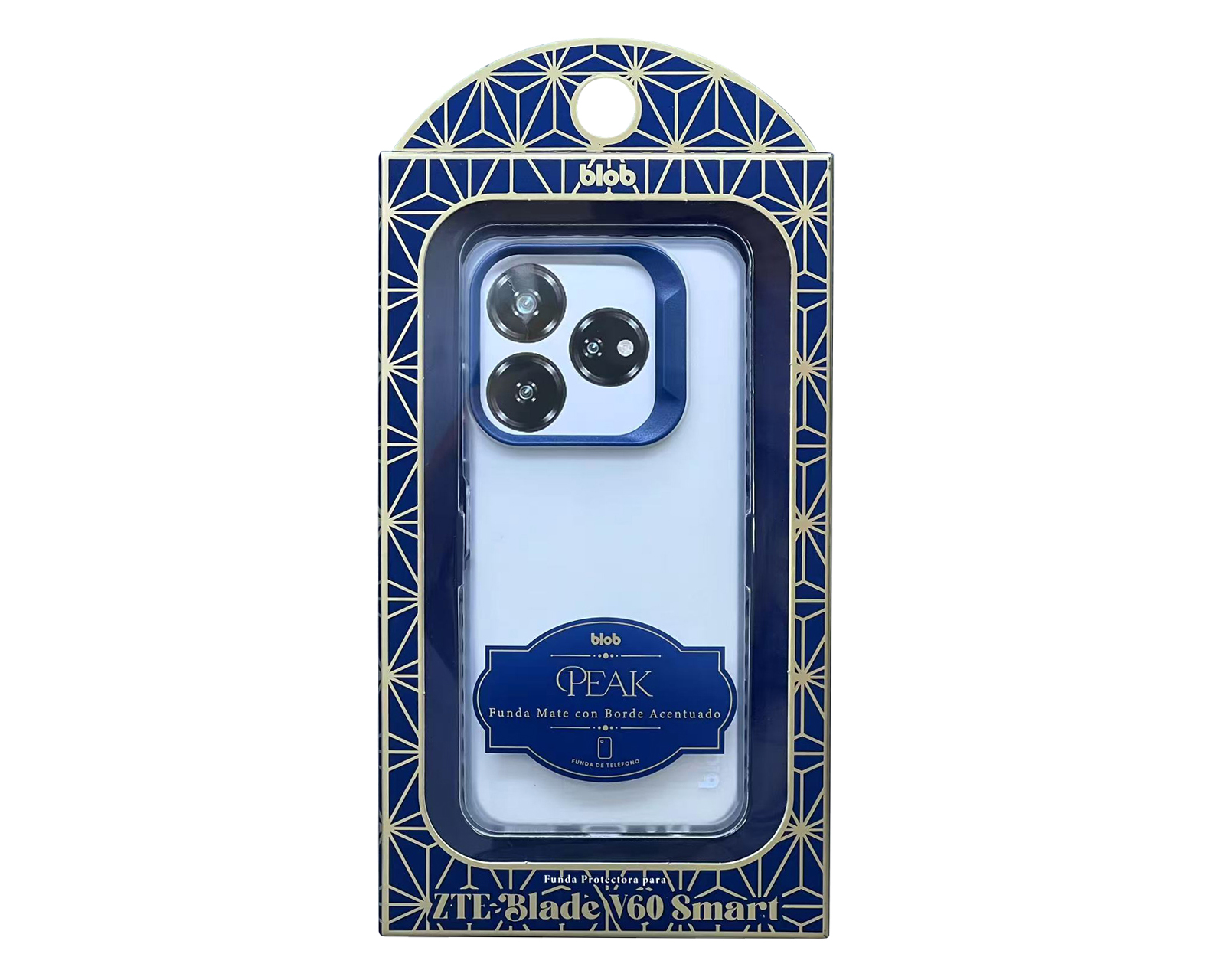Foto 2 | Foto 2 | Funda de TPU Blob para ZTE Blade V60 Smart
