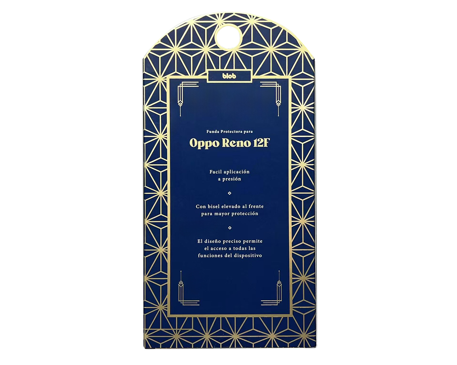 Foto 4 pulgar | Foto 3 | Funda de TPU Blob para Oppo Reno 12F