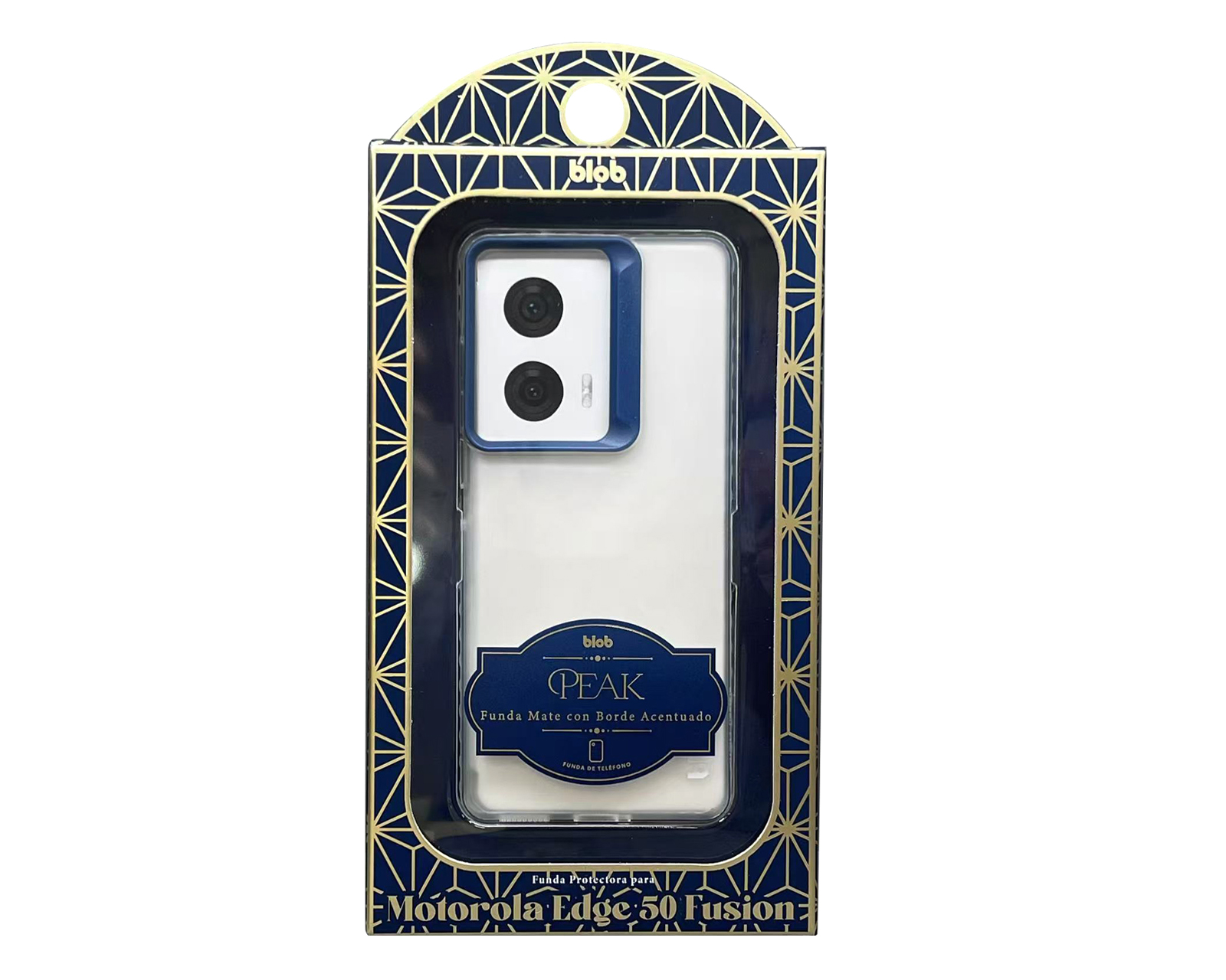 Foto 2 | Foto 2 | Funda Gris Blob para Motorola Moto Edge 50 Fusion