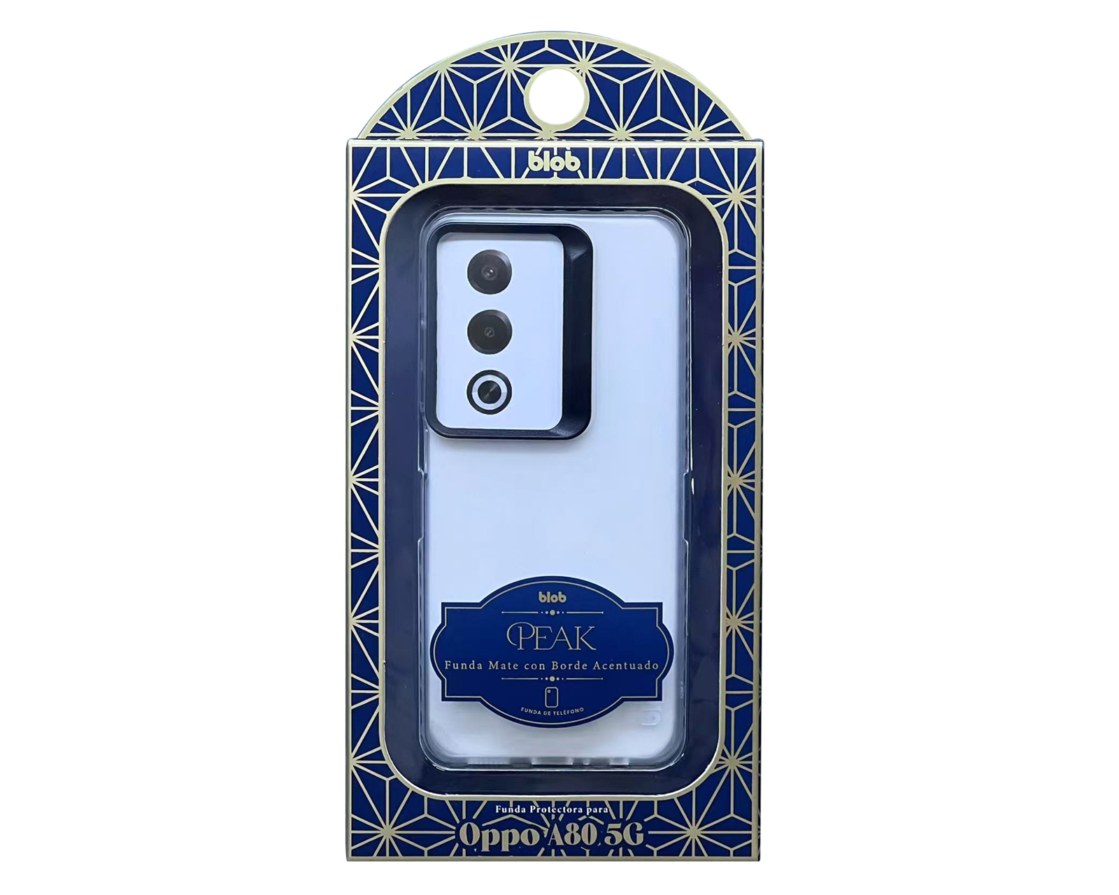 Foto 3 pulgar | Foto 2 | Funda Transparente Blob para OPPO A80 5G