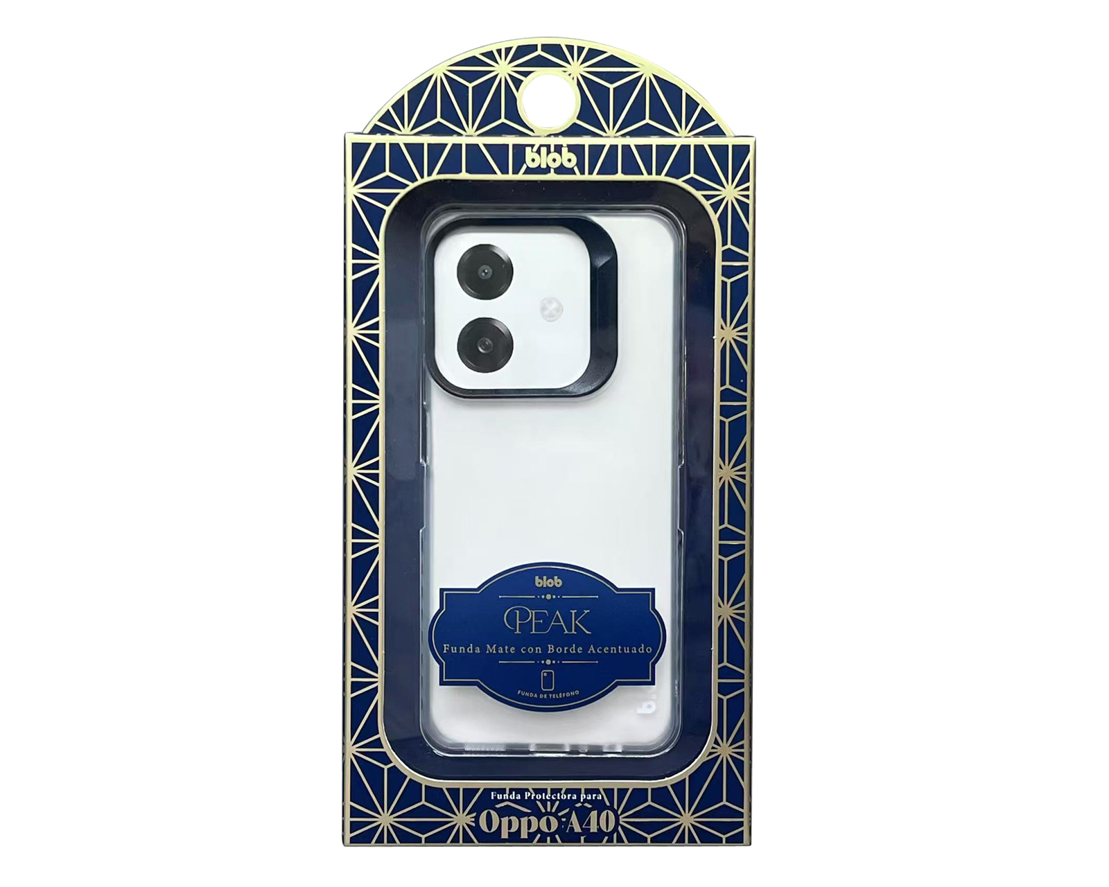 Foto 3 pulgar | Foto 2 | Funda Transparente Blob para Oppo A40