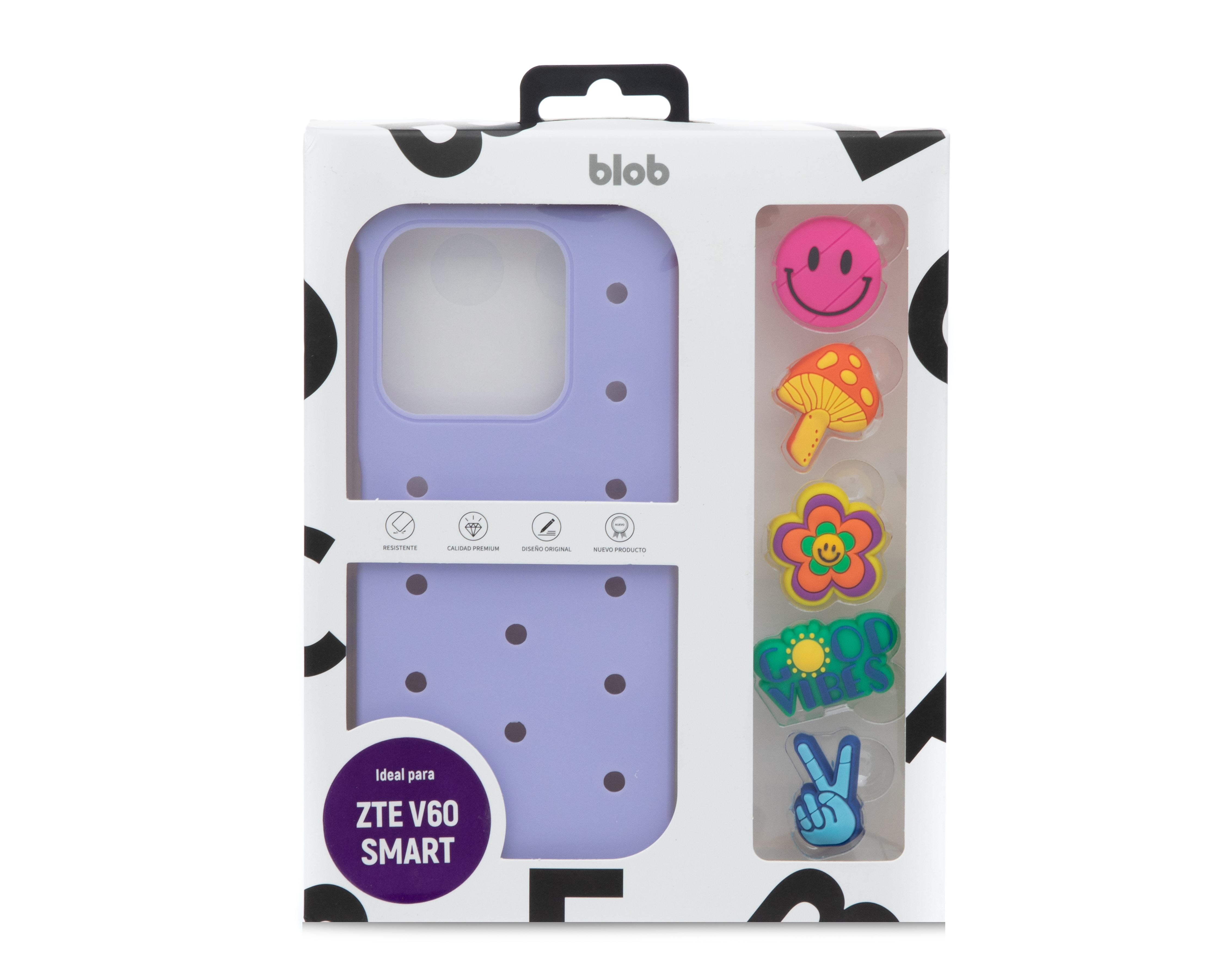 Foto 8 pulgar | Foto 7 | Funda con Pines Blob para ZTE V60 Smart