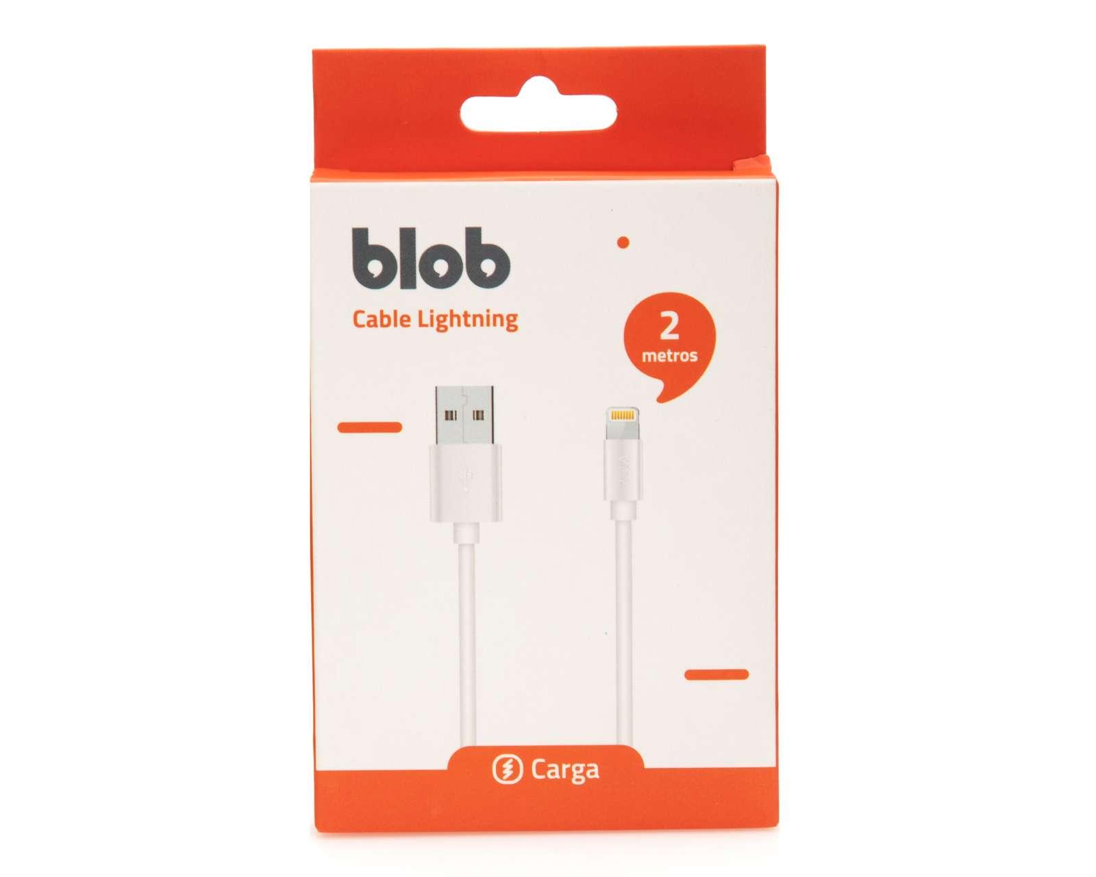 Cable de Carga Blob Tipo Lightning de 2 Metros
