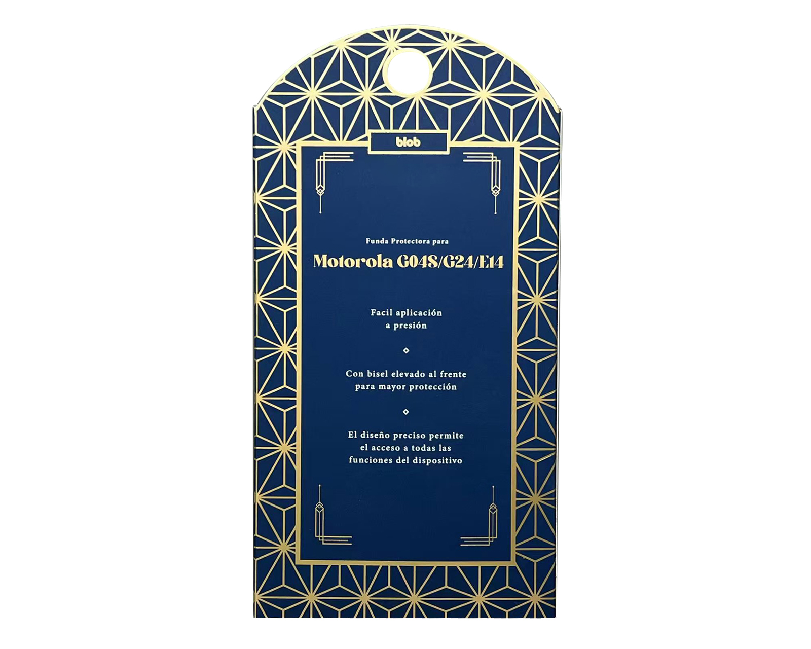 Foto 4 pulgar | Foto 3 | Funda de TPU Blob para Motorola Moto G04S/G24/E14