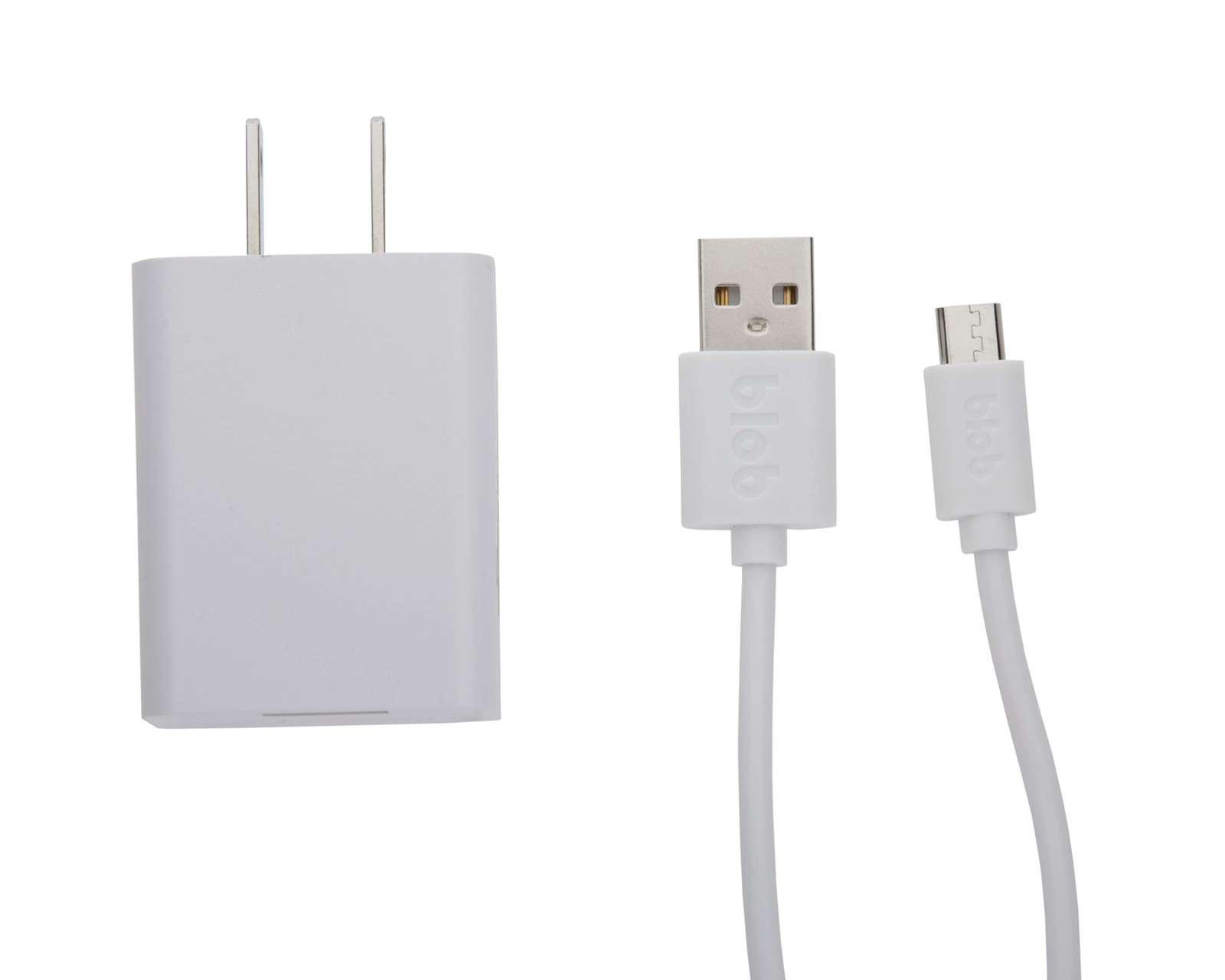 Cargador Blob USB a Micro-USB de 10 W