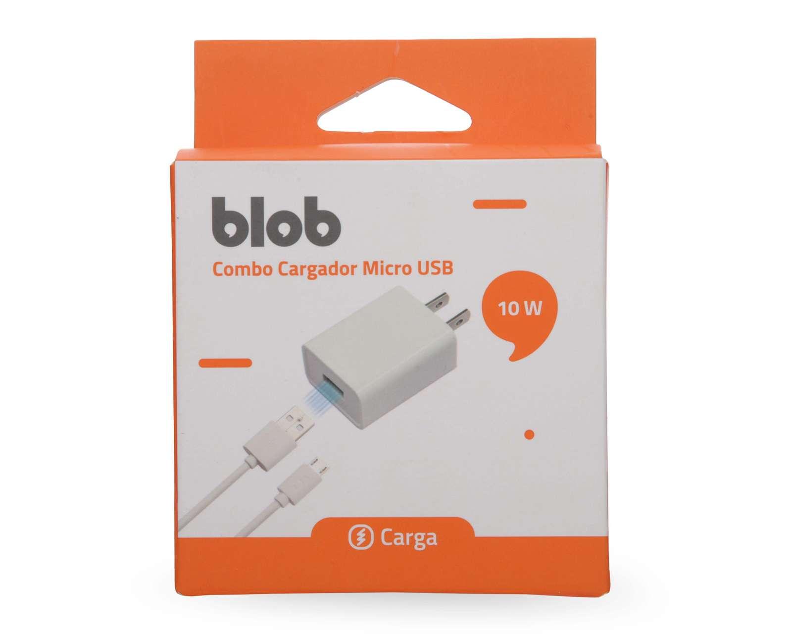 Foto 5 pulgar | Foto 4 | Cargador Blob USB a Micro-USB de 10 W