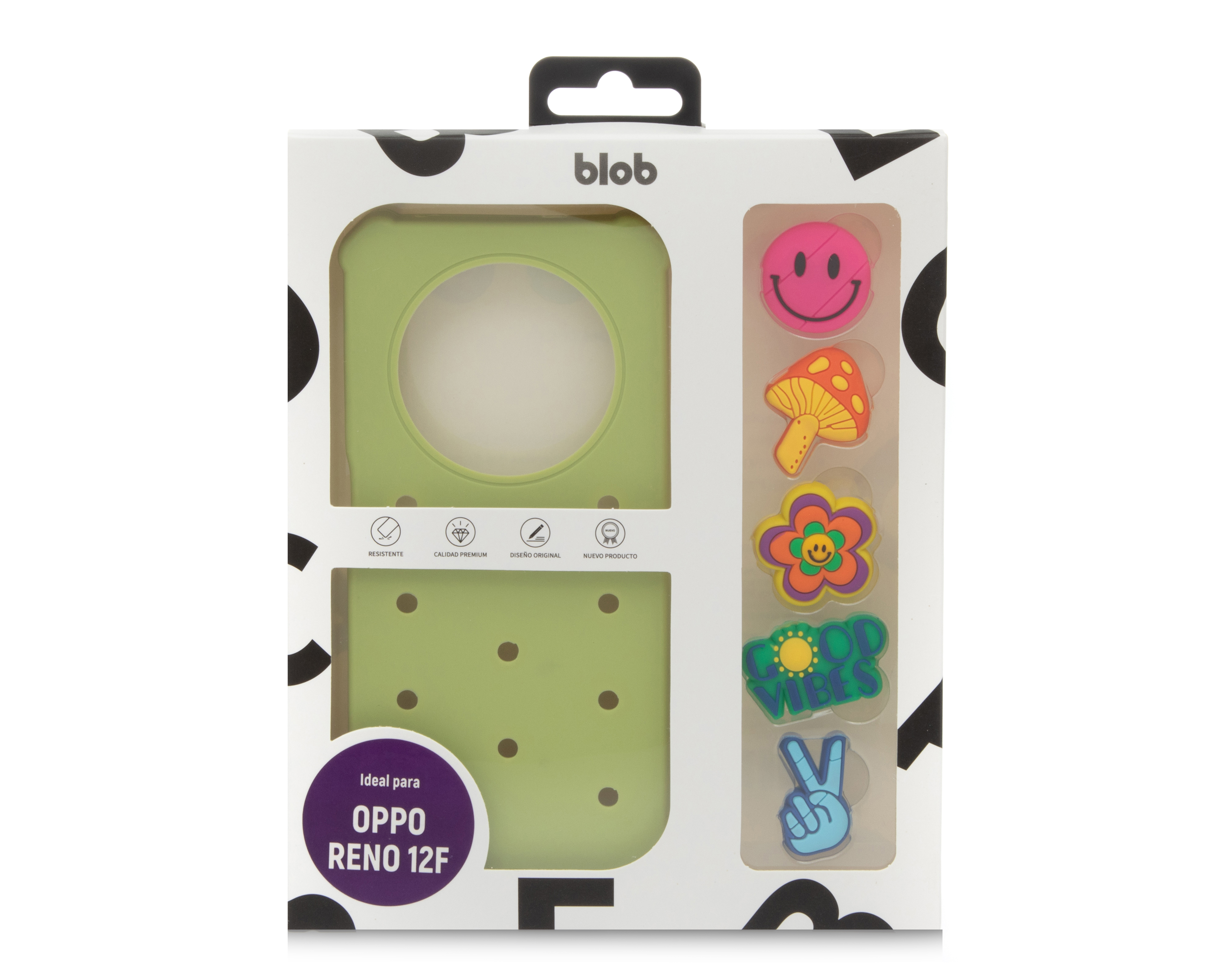 Foto 7 | Foto 7 | Funda de Policarbonato Blob para OPPO Reno 12F