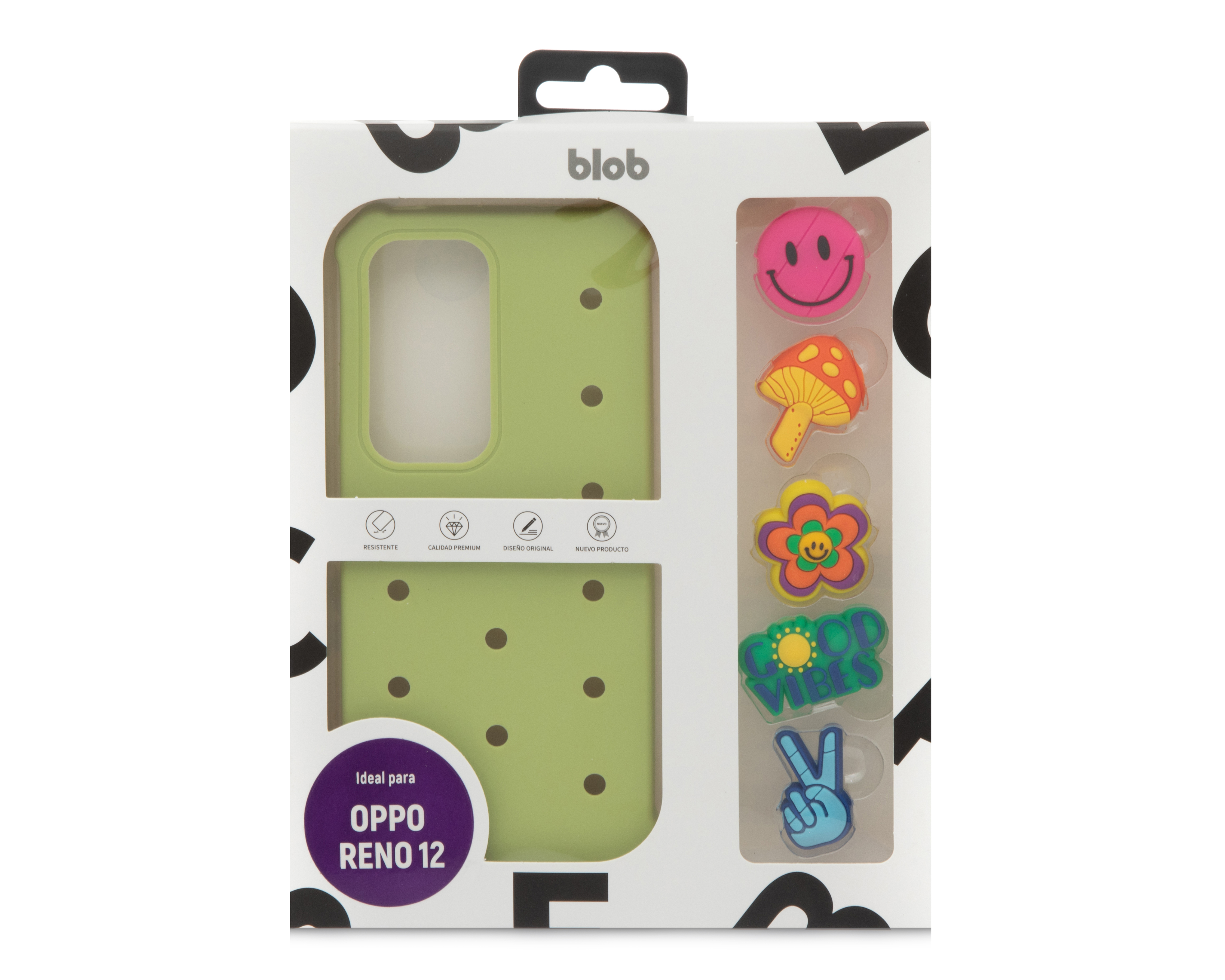 Foto 8 pulgar | Foto 7 | Funda de Policarbonato Blob para OPPO Reno12