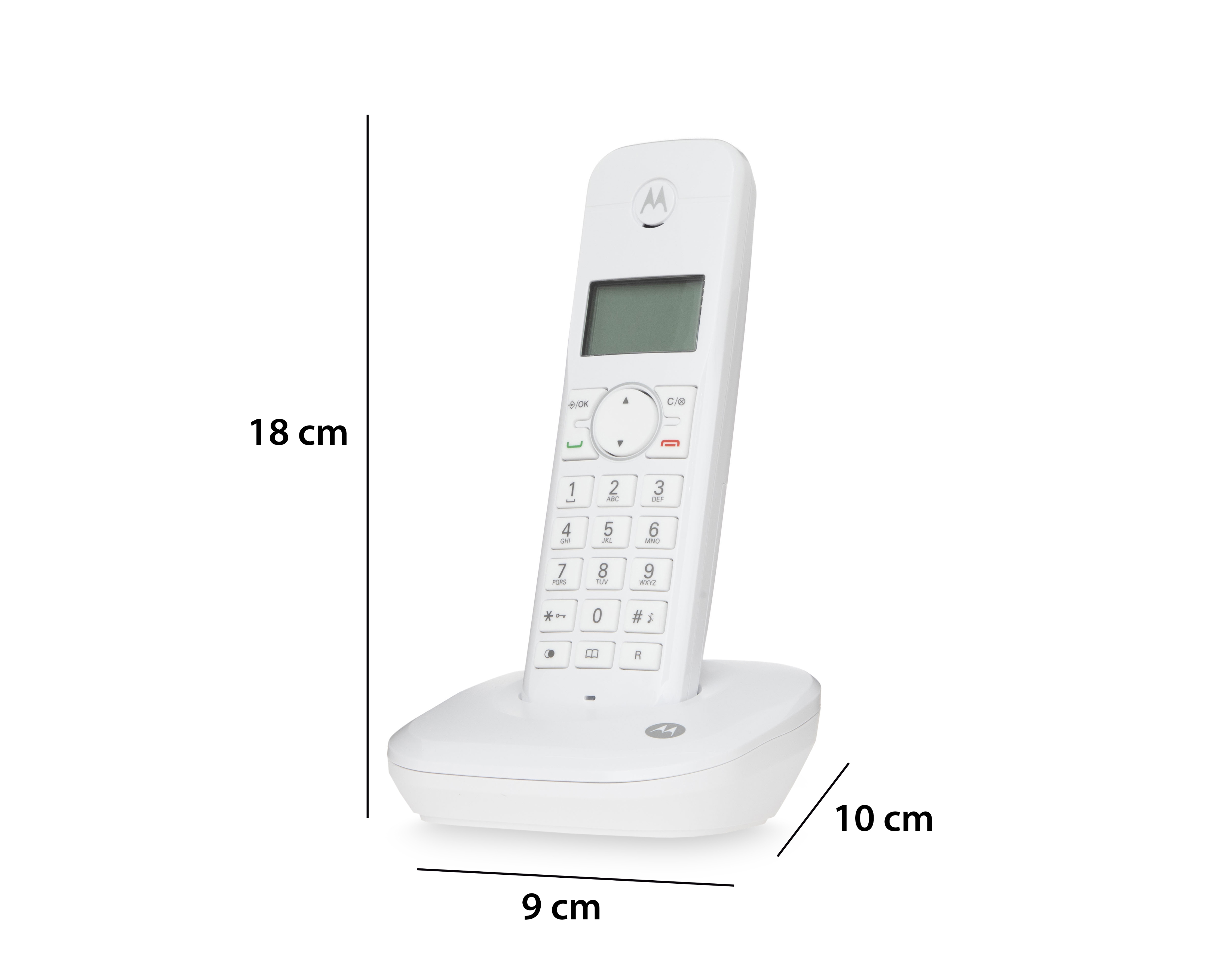 Foto 7 pulgar | Foto 6 | Teléfono Inalámbrico Motorola MOTO500WID Blanco