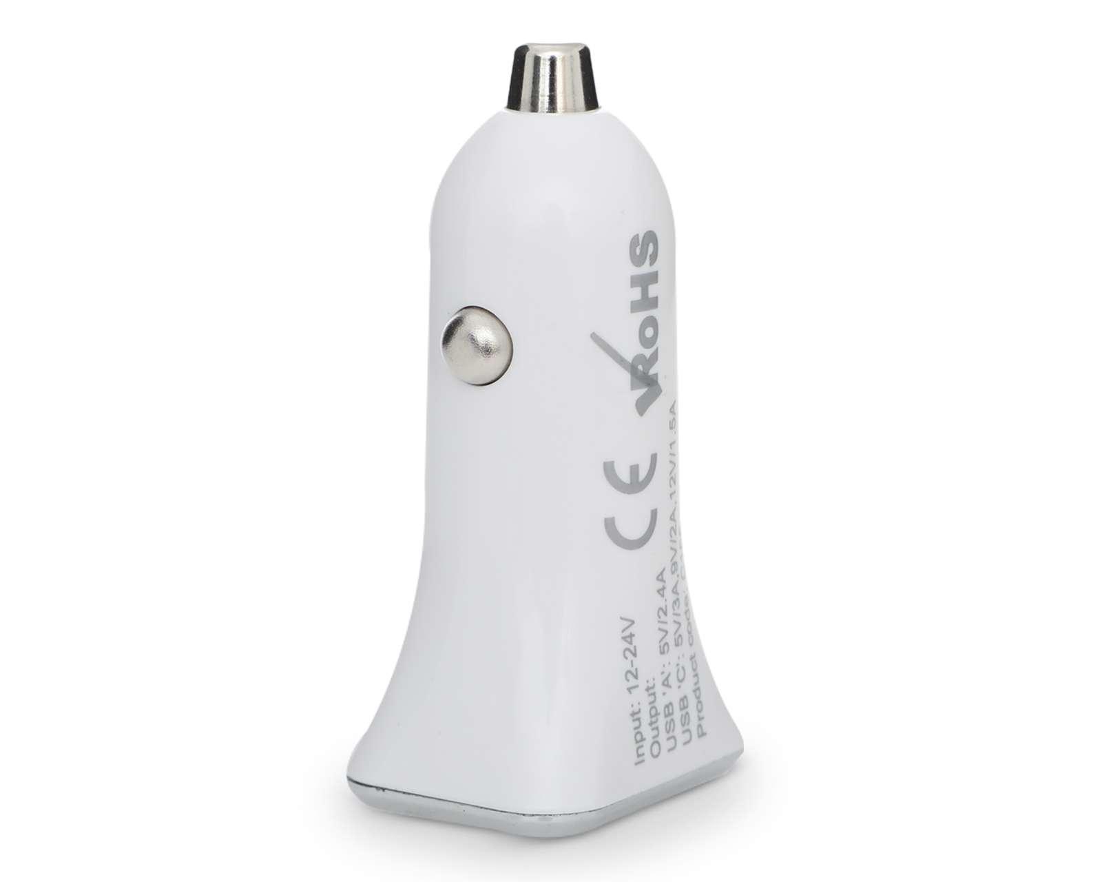 Cargador para Auto BLOB con Salidas USB y Tipo C