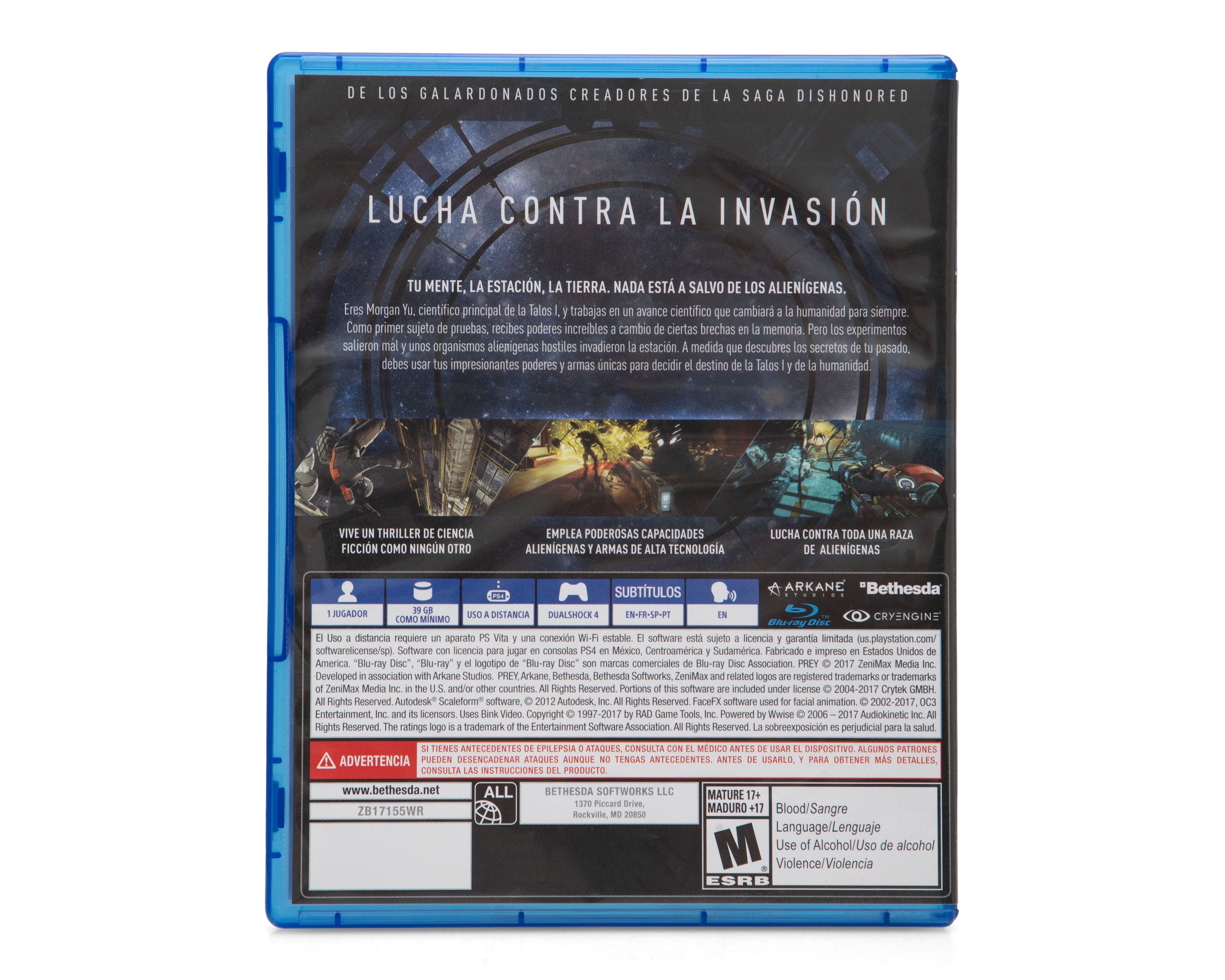 Foto 3 pulgar | Foto 2 | Prey para PlayStation 4