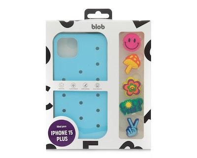 Foto 7 | Foto 7 | Funda de Policarbonato Blob para iPhone 15 Plus