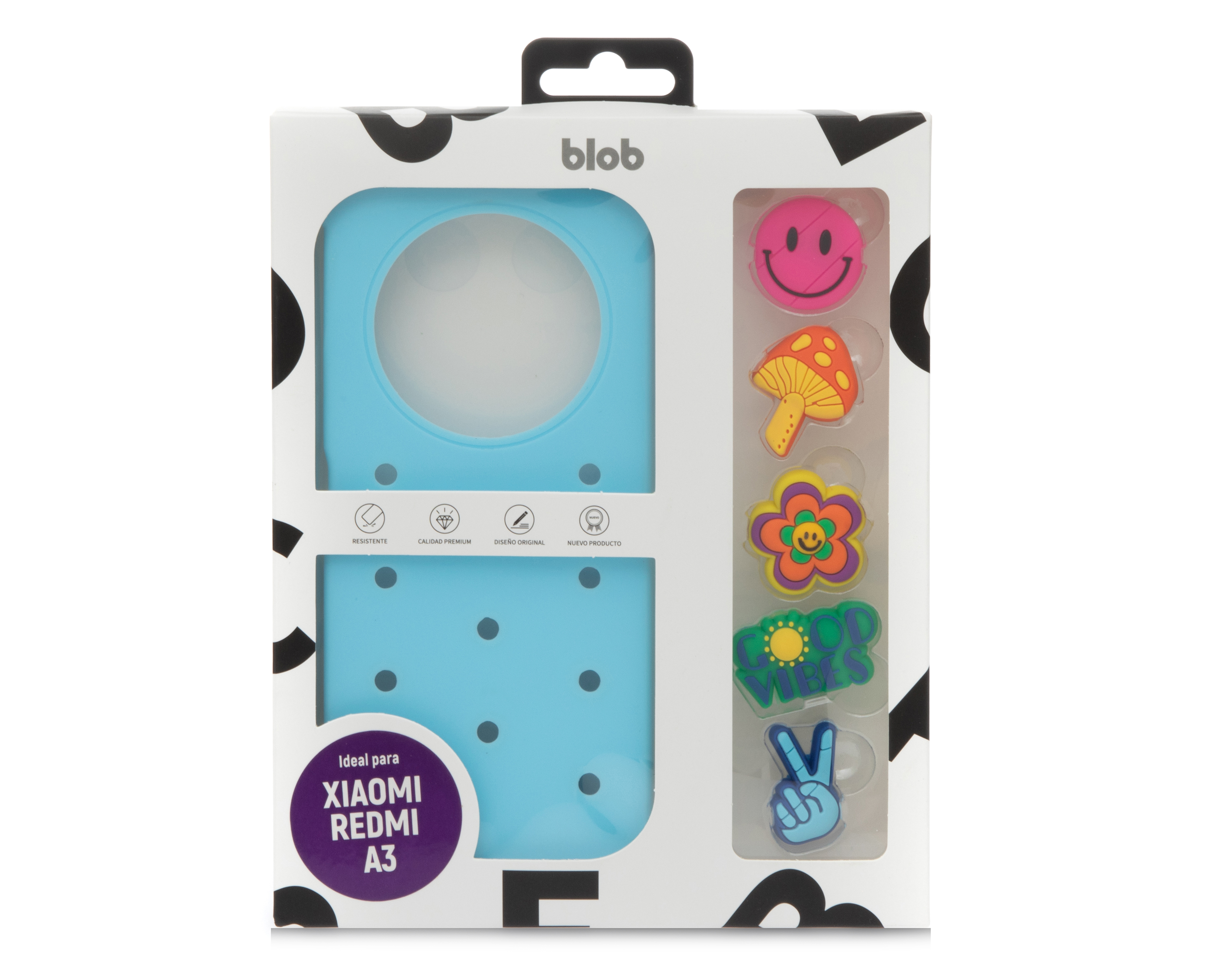 Foto 7 | Foto 7 | Funda con Charms Blob para Xiaomi Redmi A3