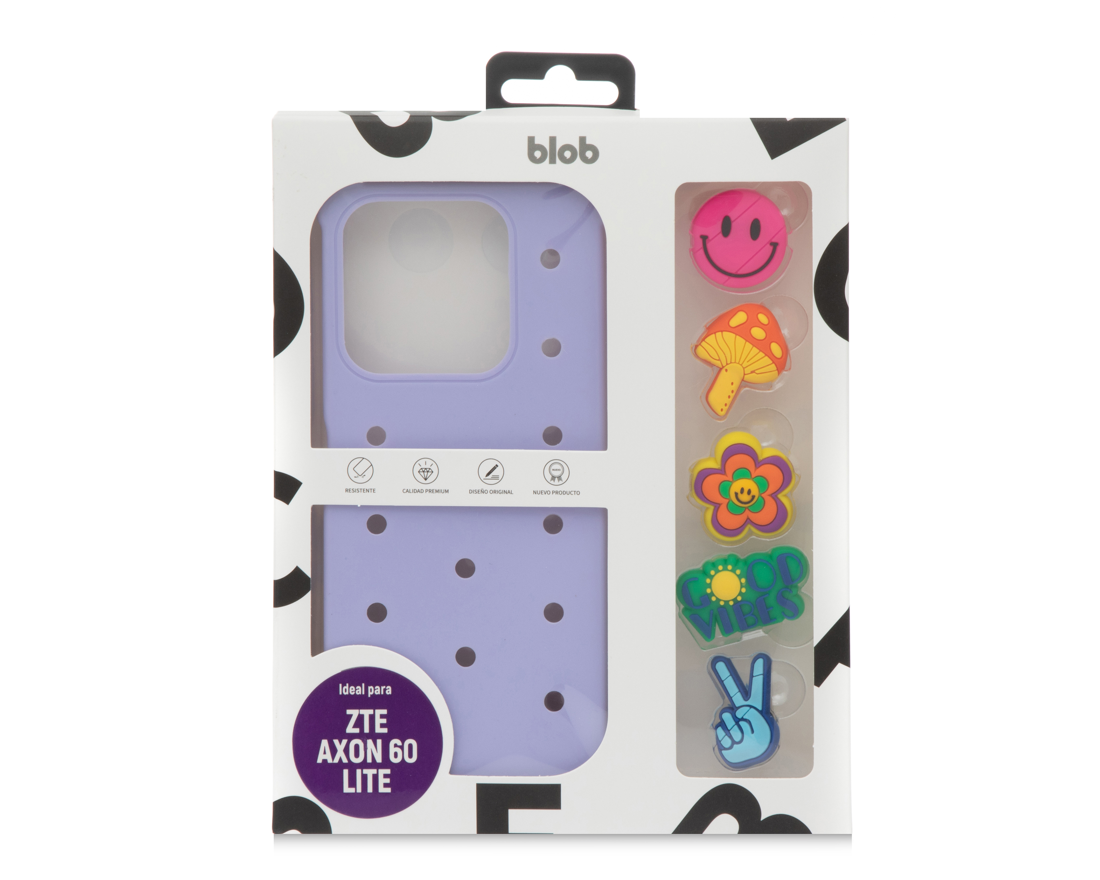 Foto 7 | Foto 7 | Funda de Policarbonato Blob para ZTE Axon 60 Lite