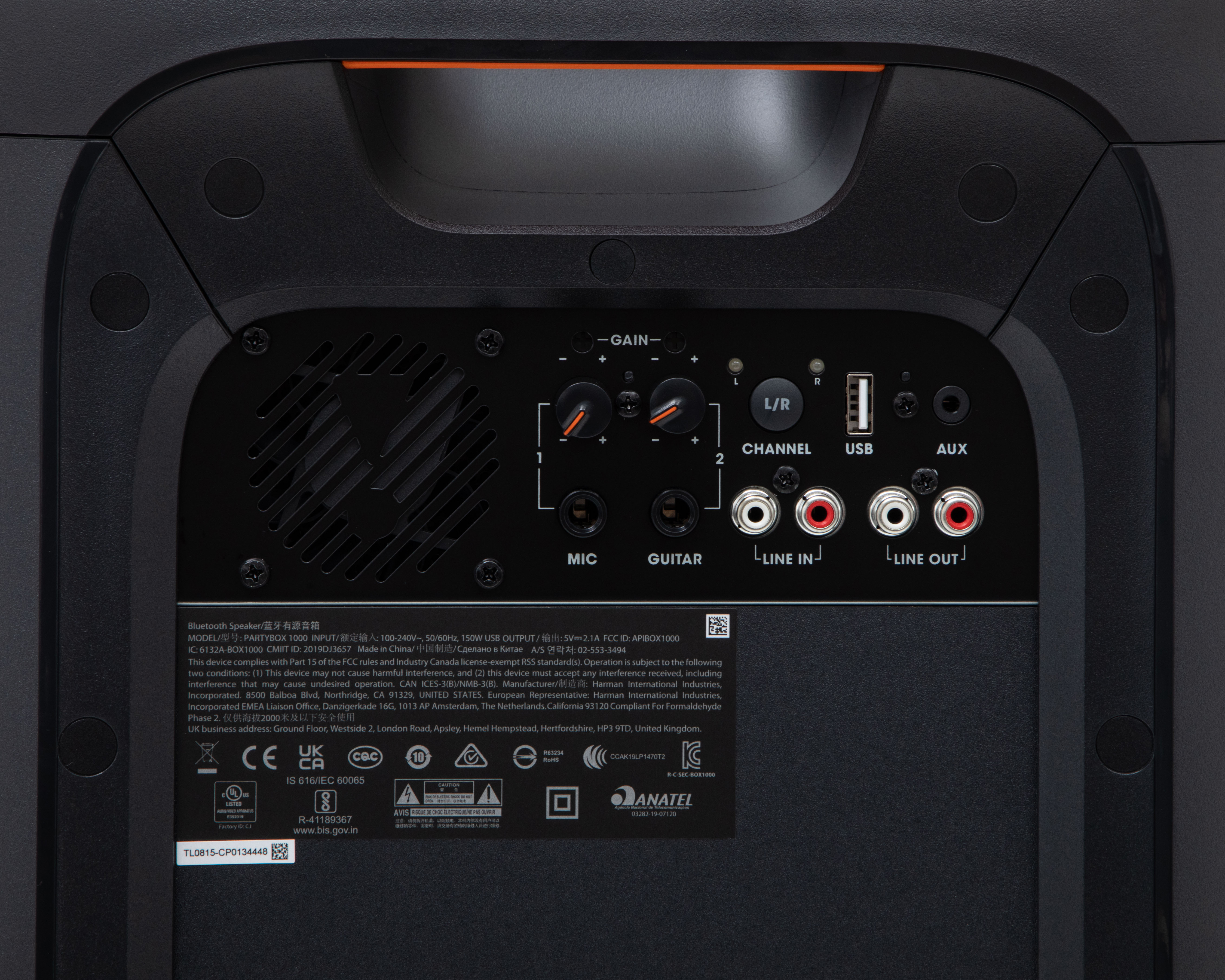 Foto 6 | Foto 5 | Audio Vertical JBL PartyBox 1000 de 1100 W con Luces