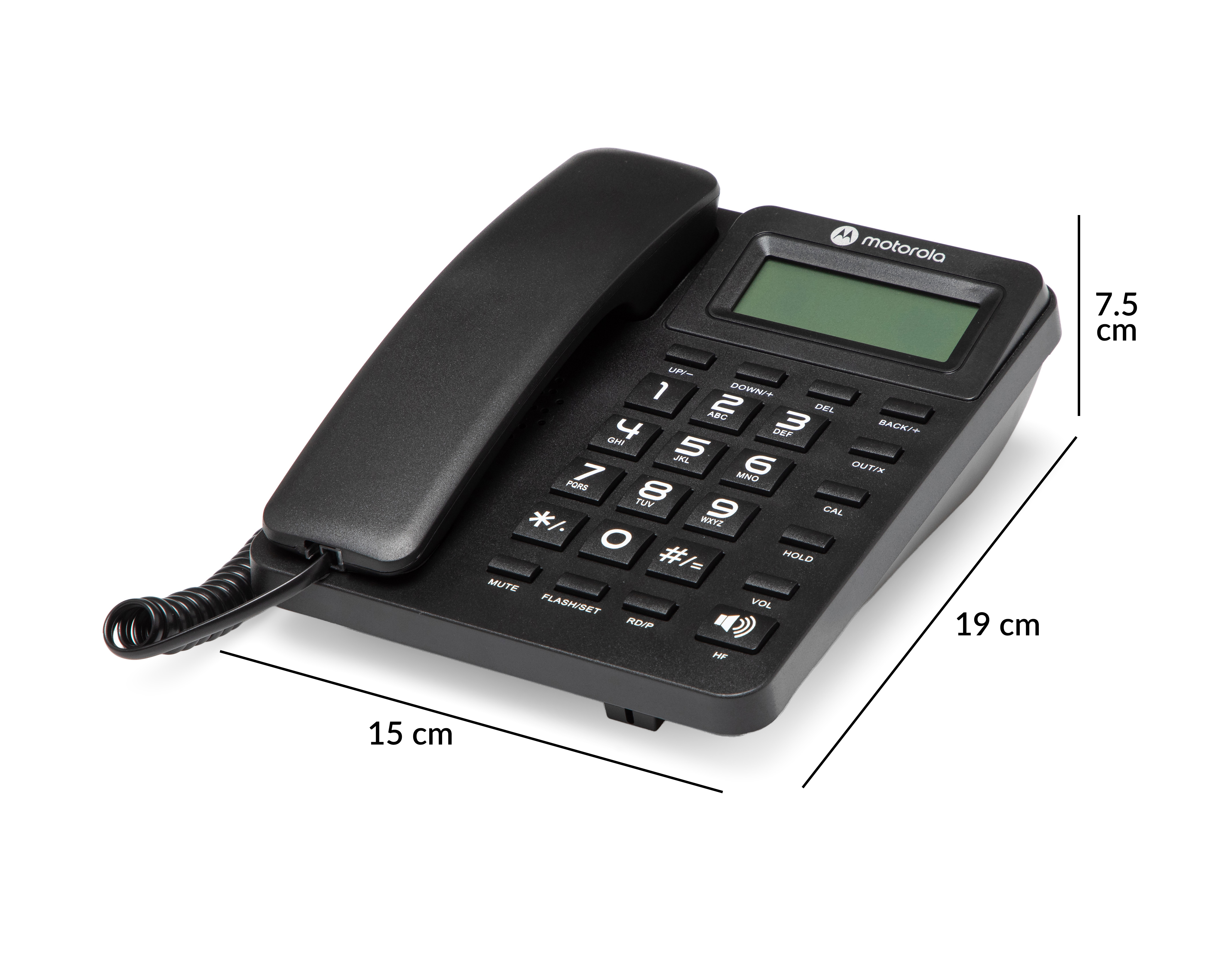 Foto 5 | Foto 5 | Teléfono Alámbrico Motorola MC550 Negro