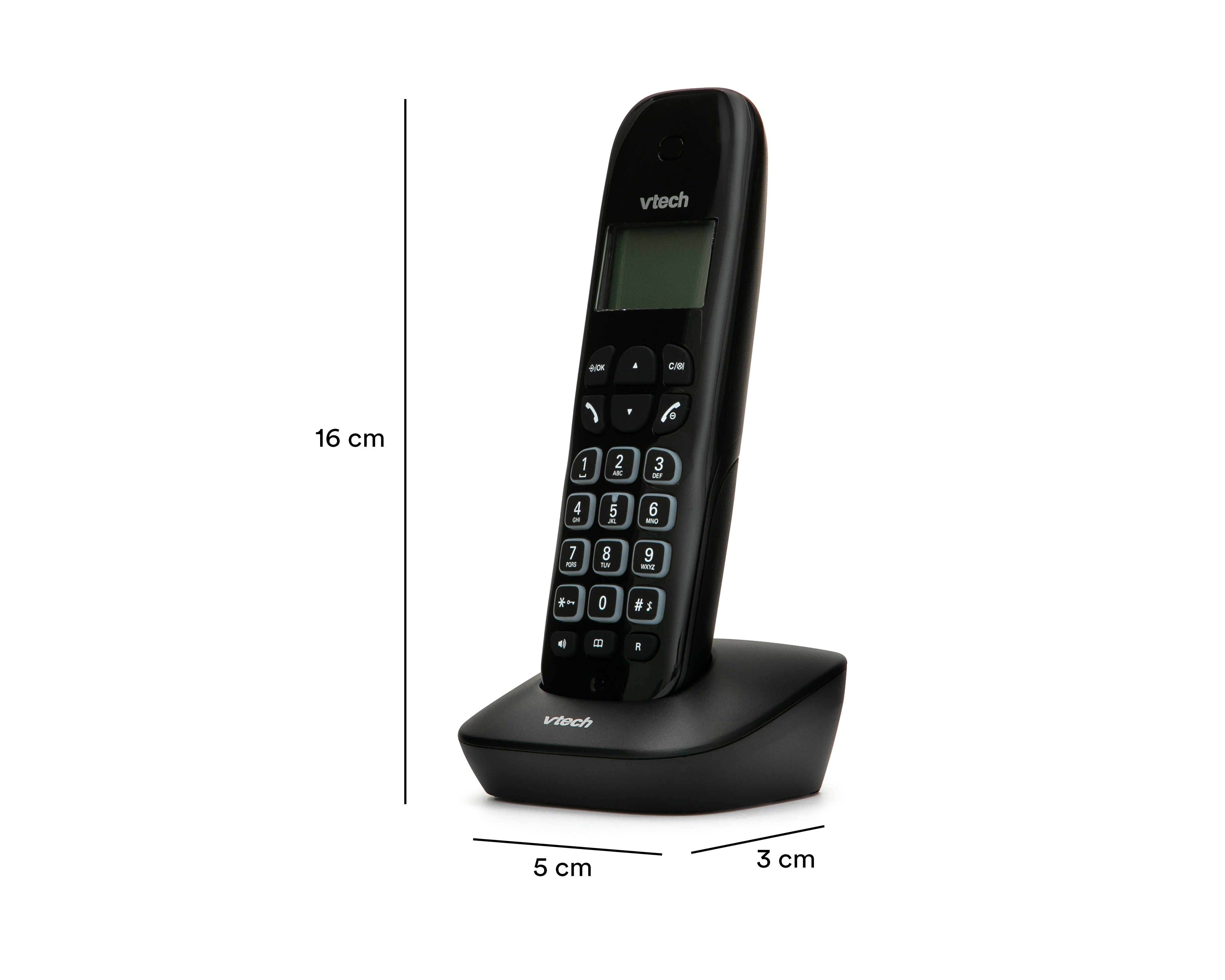 Foto 7 pulgar | Foto 6 | Teléfono Inalámbrico Vtech VT685 Negro