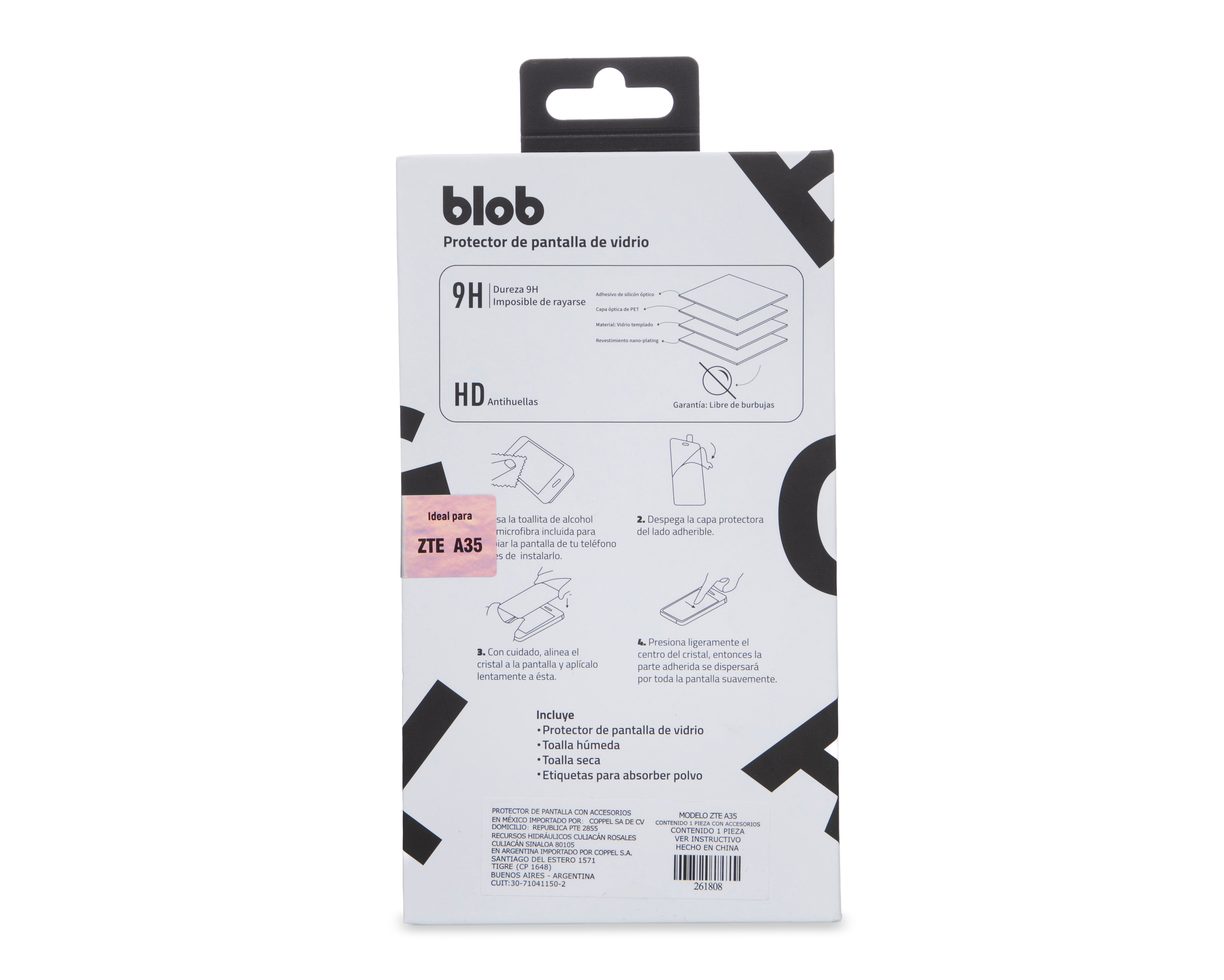 Foto 2 | Foto 2 | Protector de Pantalla Blob para ZTE A35