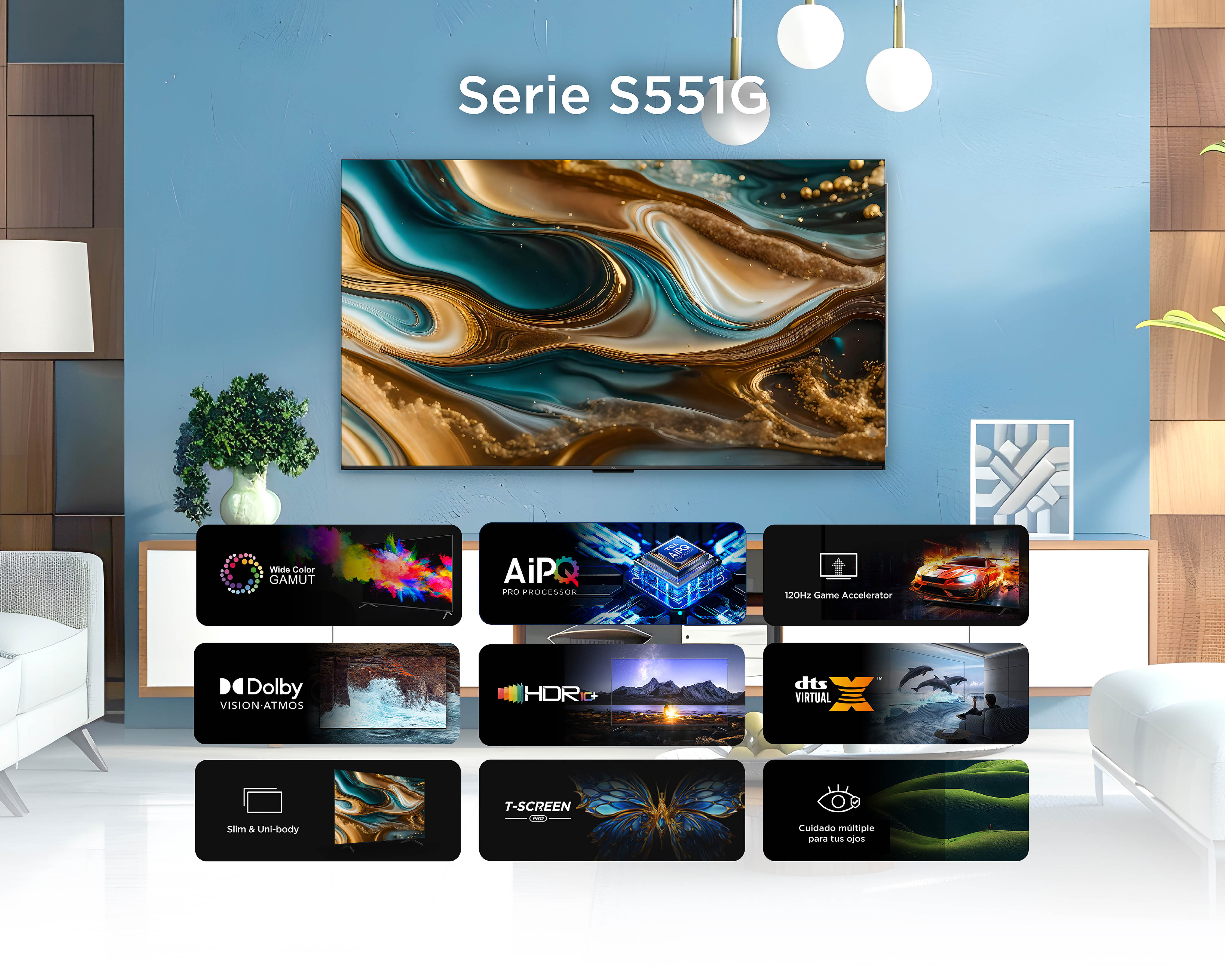 Foto 4 | Foto 4 | Pantalla Smart TV TCL LED 55 Pulgadas Ultra HD 4K 55S551G
