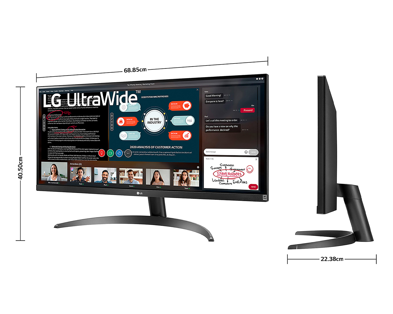 Foto 6 | Foto 6 | Monitor LG 29 Pulgadas Full HD 100 Hz