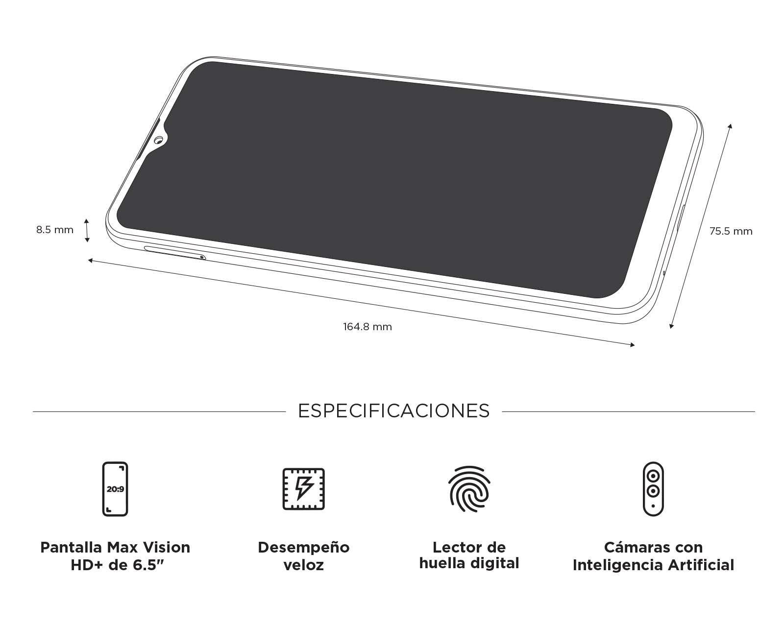 Foto 9 pulgar | Foto 8 | AT&T/Unefon Motorola Moto E20 32 GB Azul