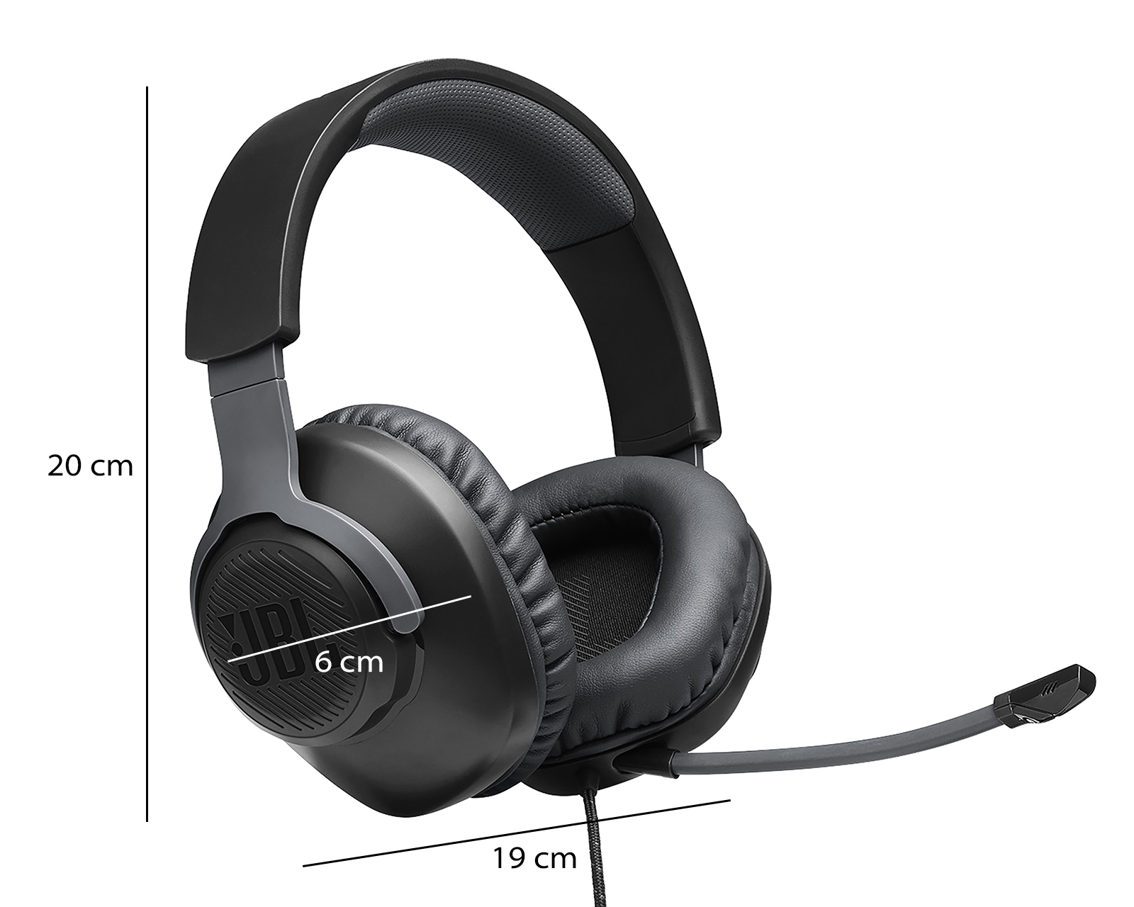 Foto 7 pulgar | Foto 6 | Audífonos de Diadema Alámbricos JBL con Micrófono QUANTUM100BLKAM