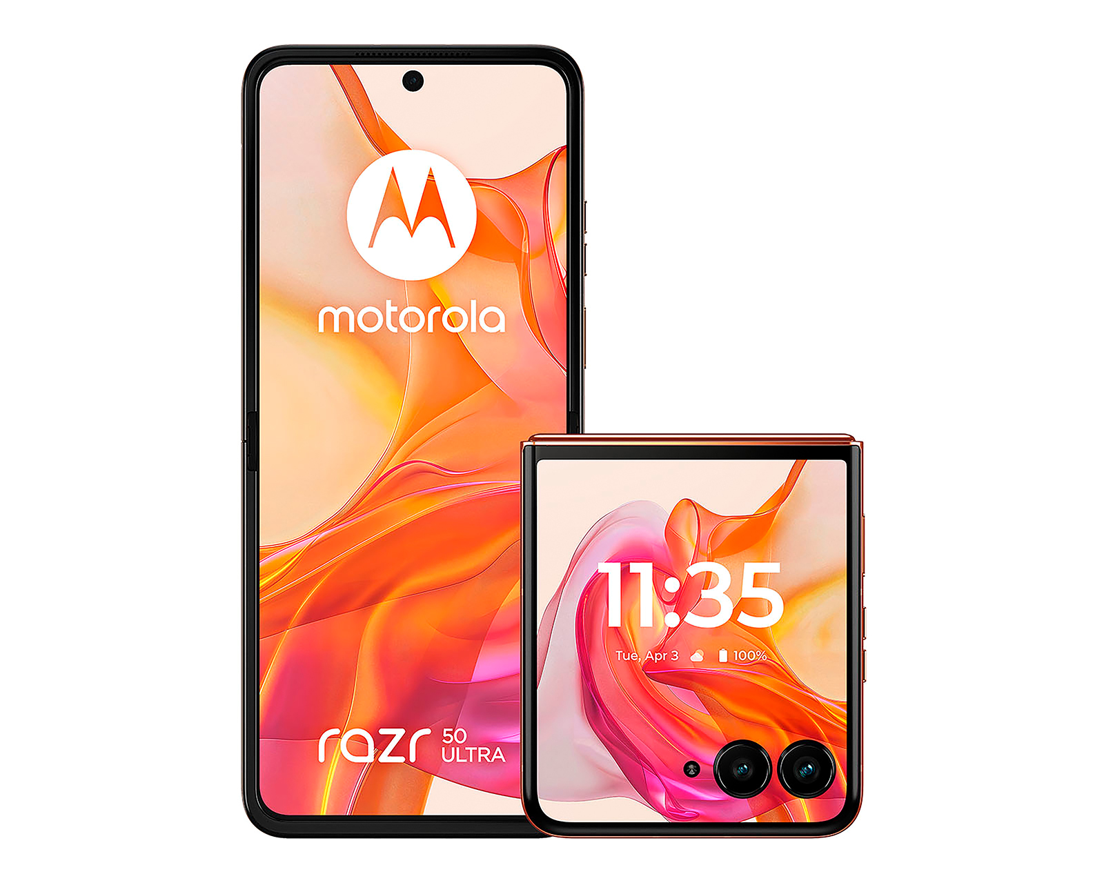 Foto 2 pulgar | Foto 1 | Celular Motorola Liberado Razr 50 Ultra 512 GB Durazno