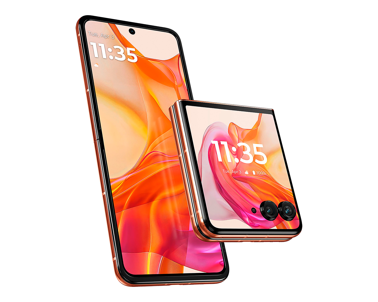 Foto 3 pulgar | Foto 2 | Celular Motorola Liberado Razr 50 Ultra 512 GB Durazno