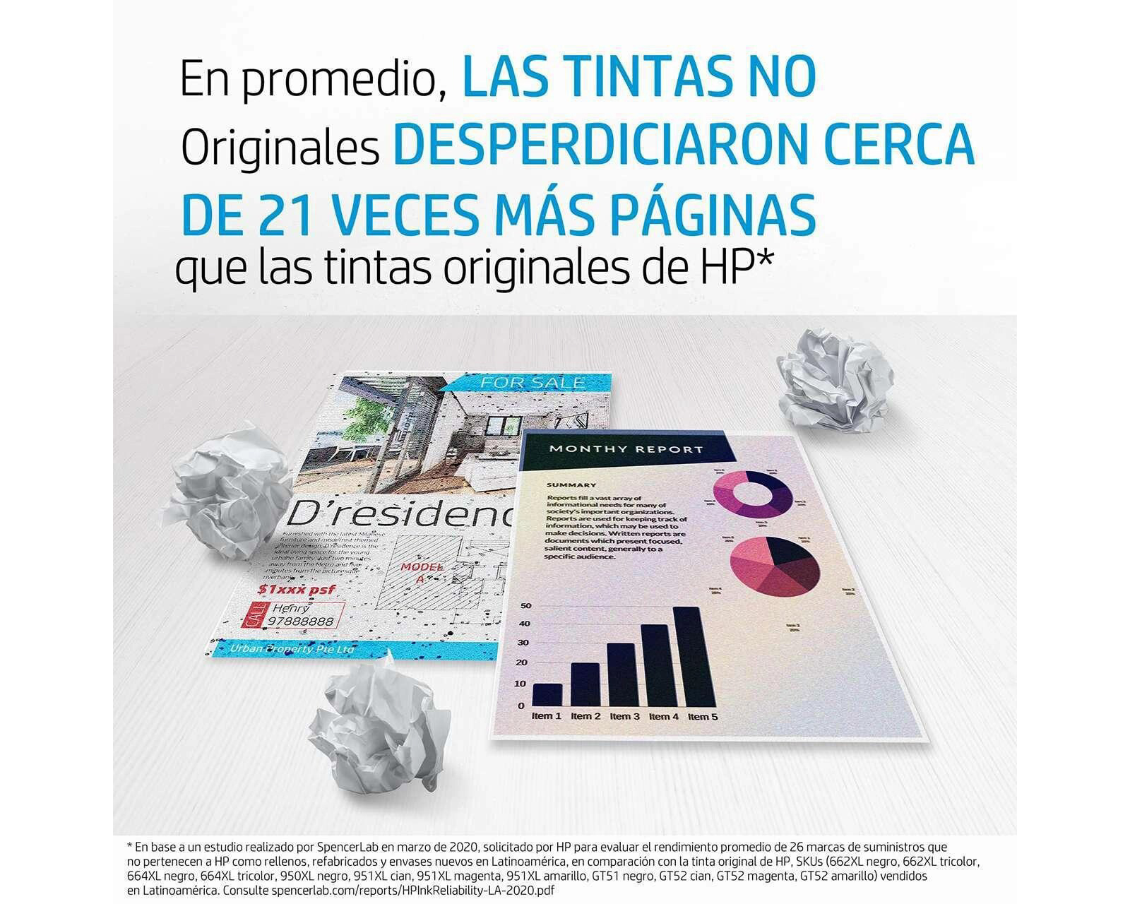 Foto 3 | Foto 3 | Botella de Tinta Original HP GT53 1VV22AL Negro