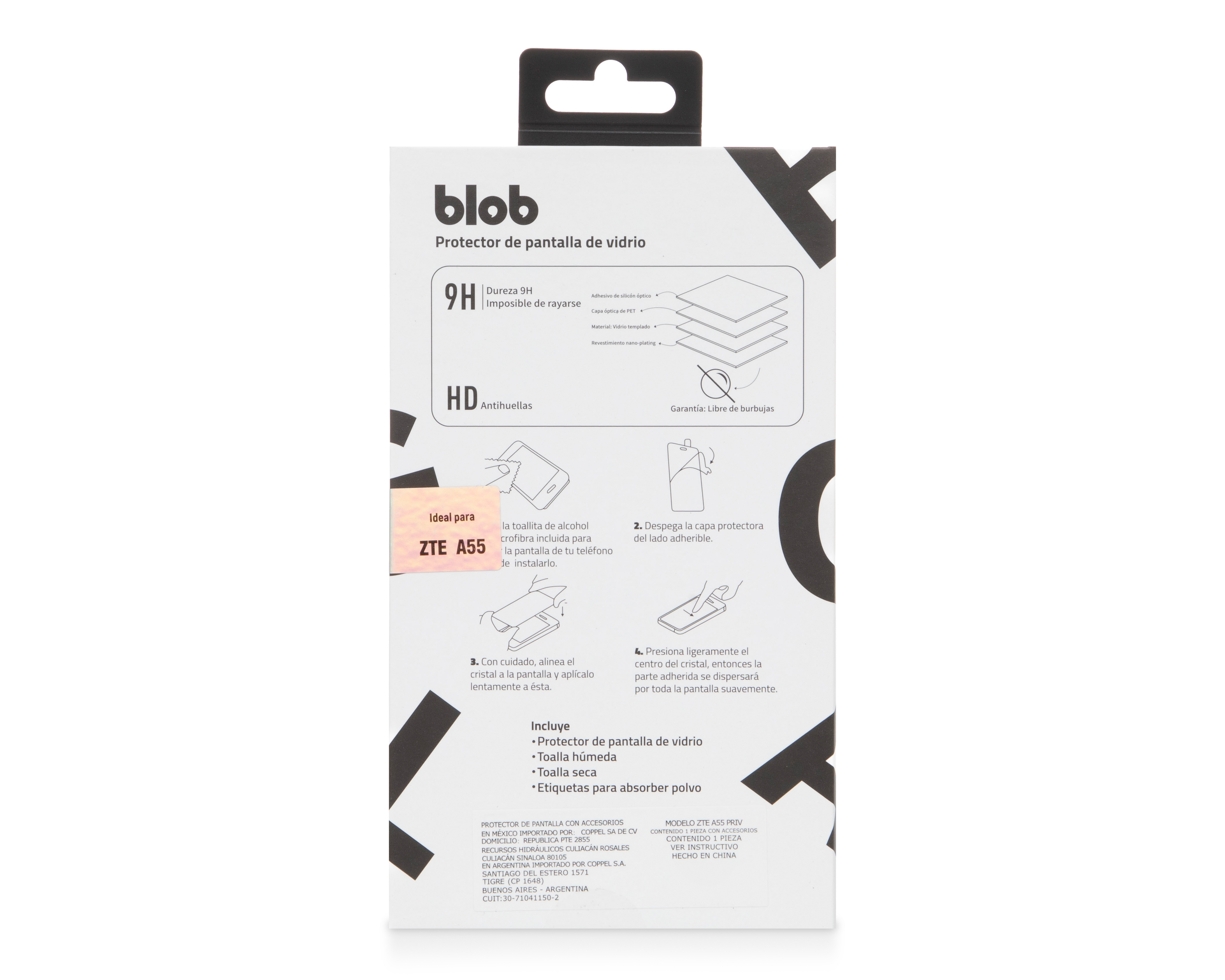 Foto 2 | Foto 2 | Protector de Pantalla Blob para ZTE A55