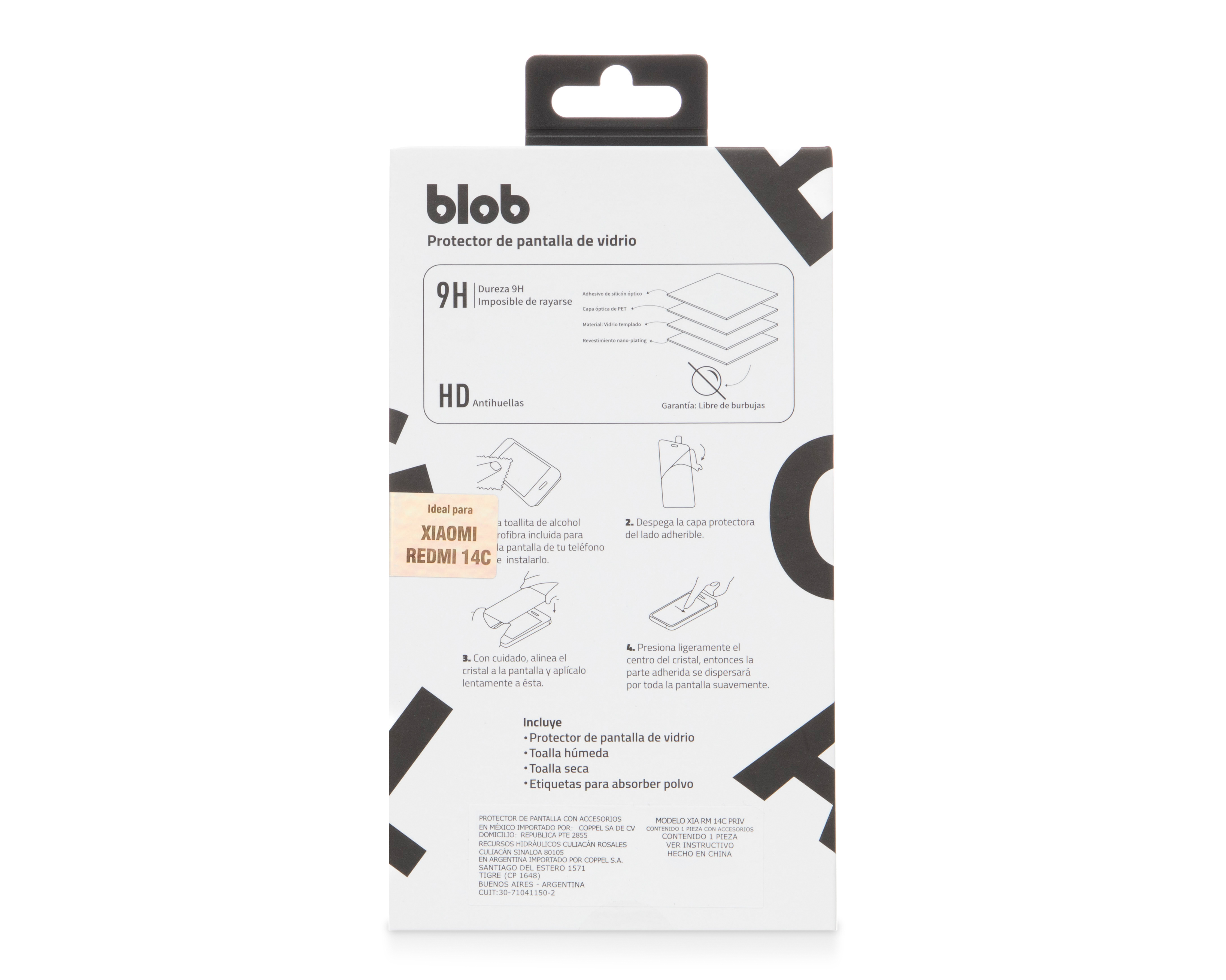 Foto 3 pulgar | Foto 2 | Protector de Pantalla Blob para Xiaomi Redmi 14C