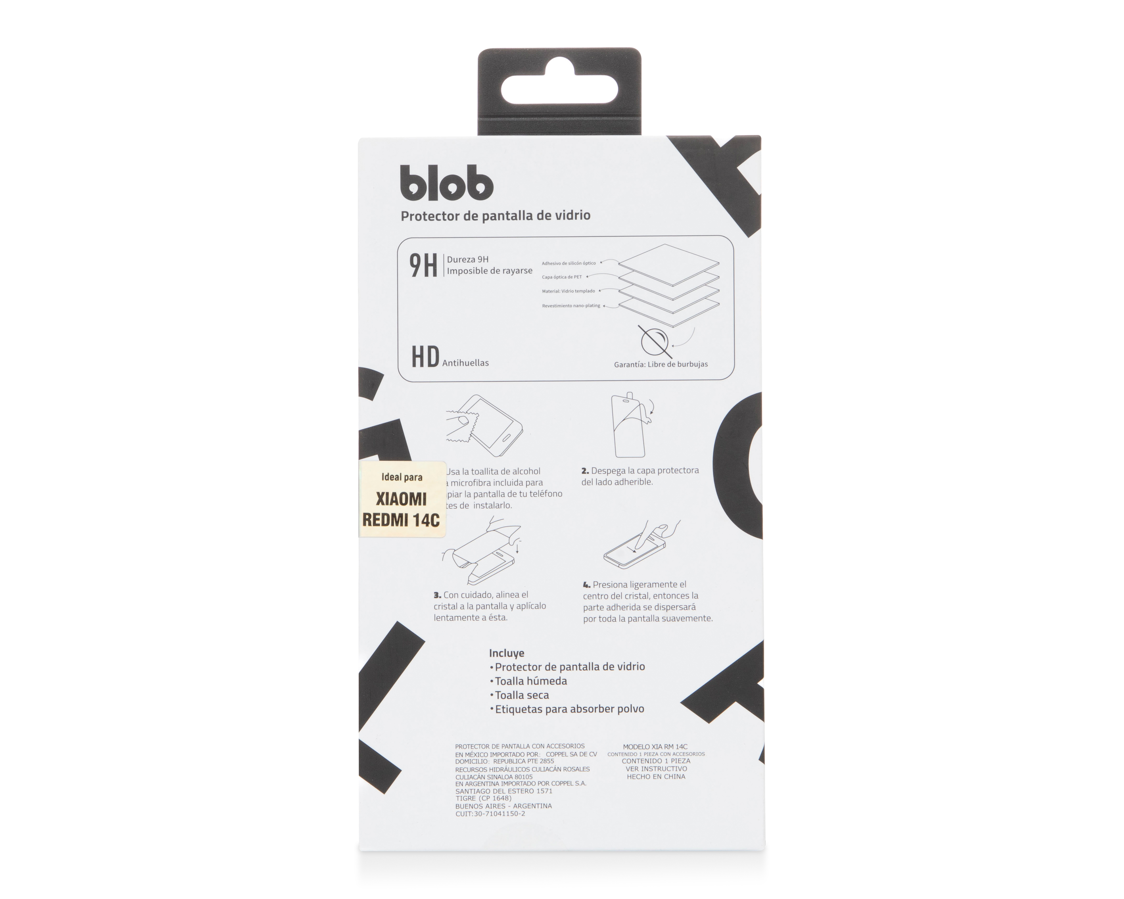 Foto 2 | Foto 2 | Protector de Pantalla Blob para Xiaomi Redmi 14C