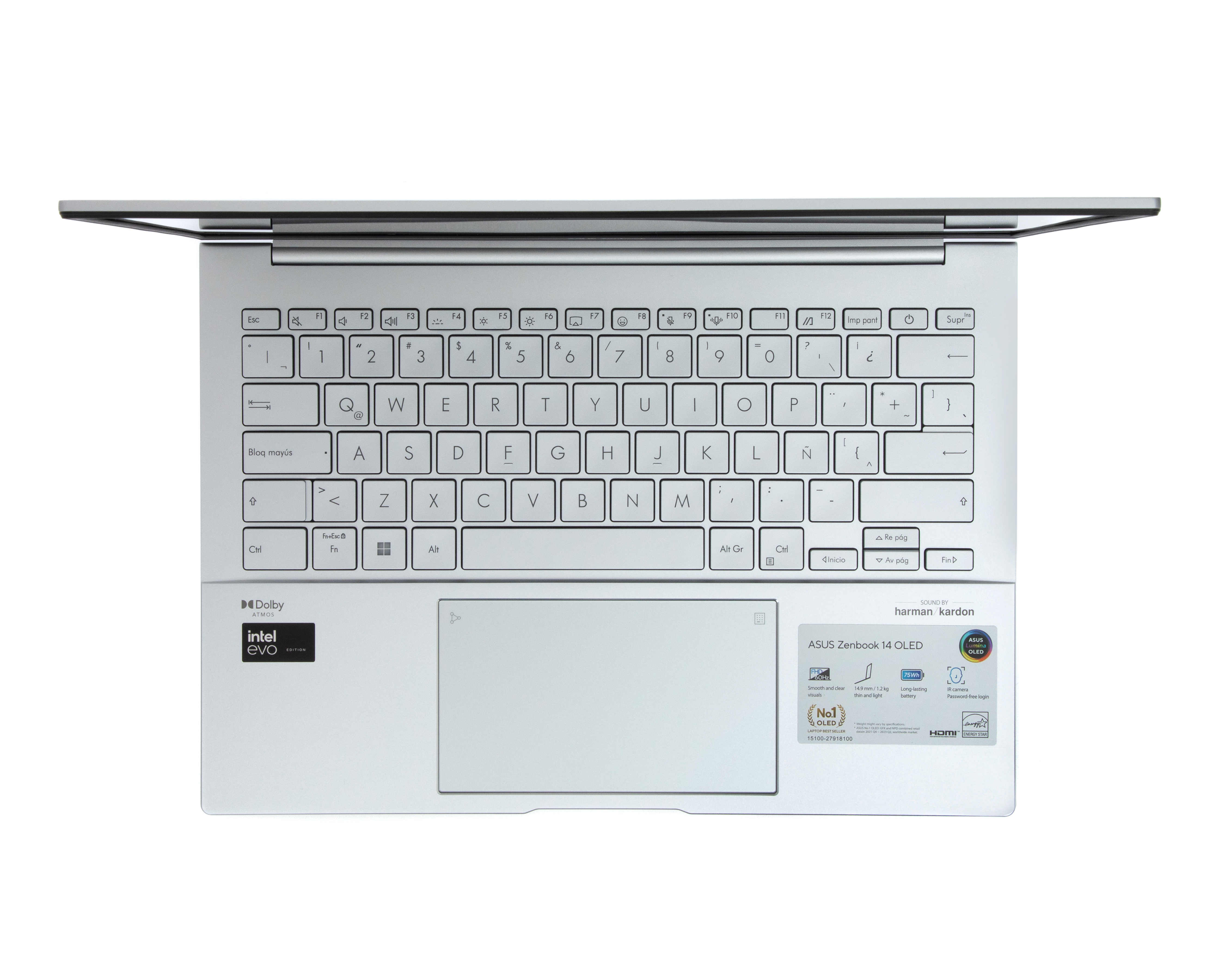 Foto 5 | Foto 5 | Laptop Asus Zenbook 14 Pulgadas Windows 11 Intel Core Ultra 7 155H 16 GB RAM 1 TB SSD Plateada con Funda