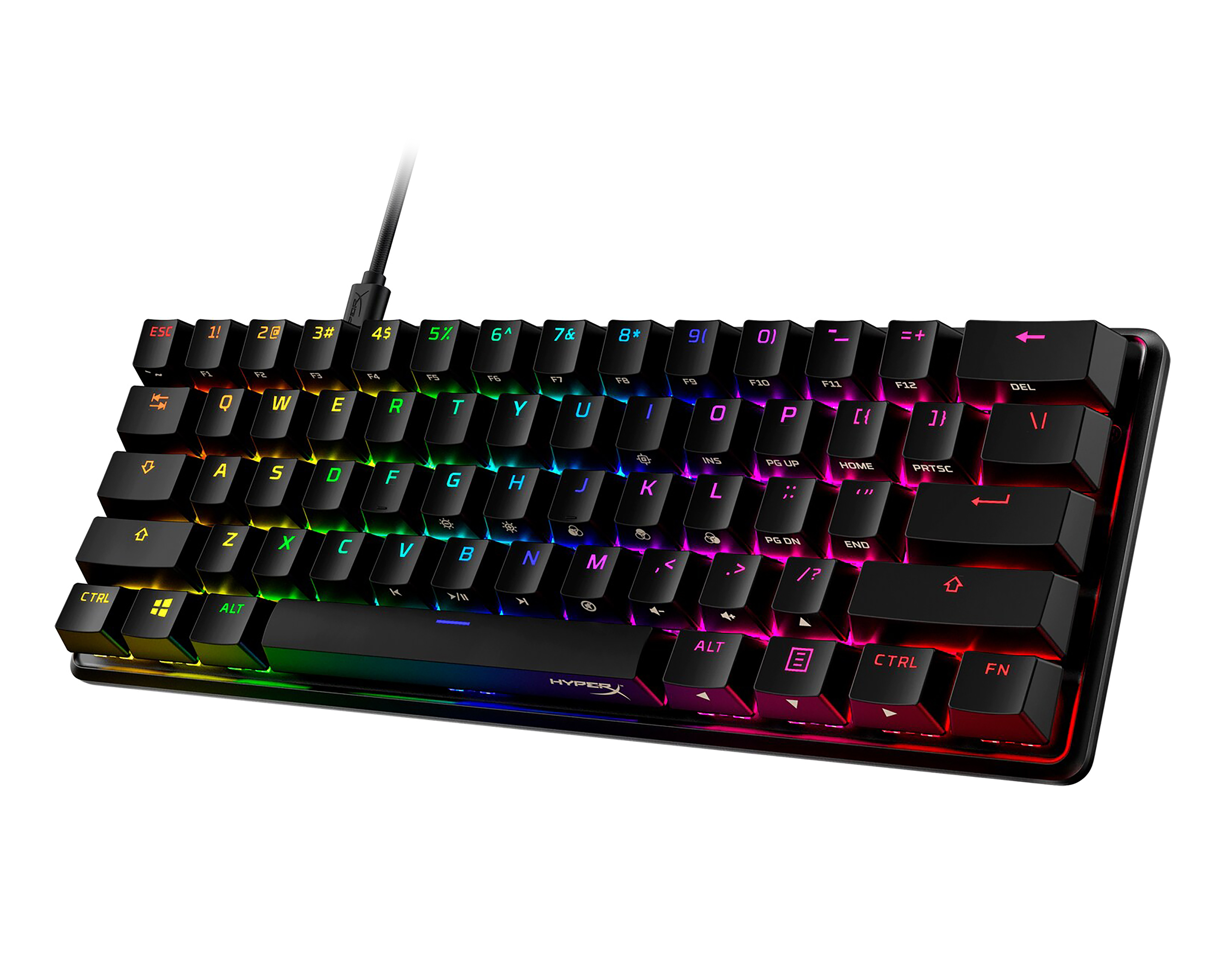 Teclado Gamer Alámbrico HyperX Alloy Core 60