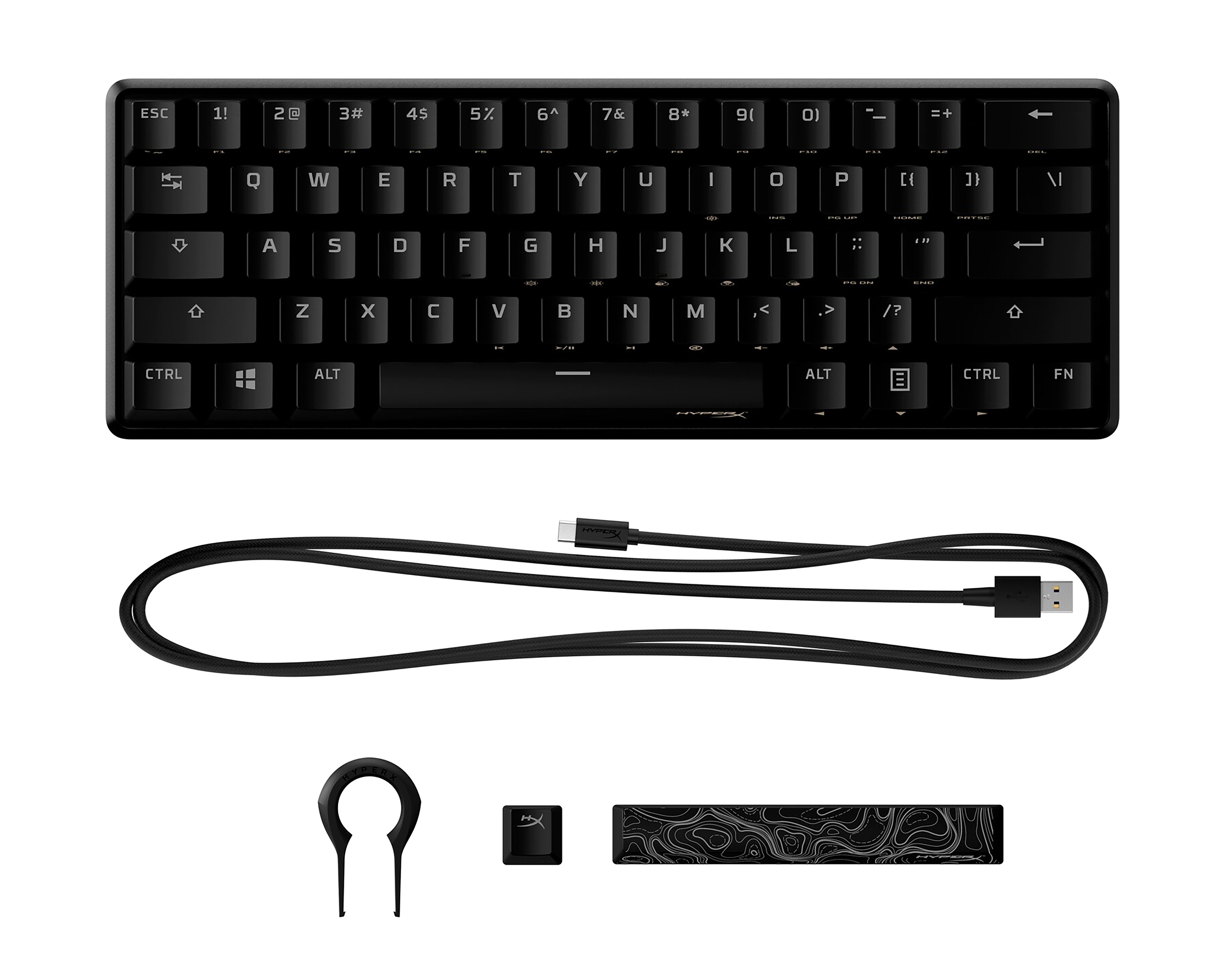 Foto 4 | Foto 4 | Teclado Gamer Alámbrico HyperX Alloy Core 60