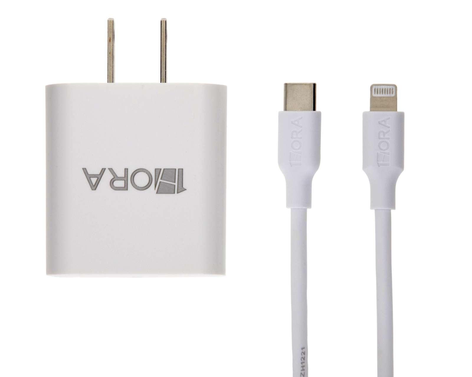 Adaptador de Corriente 1 Hora con Entrada Tipo Lightinig 20 W