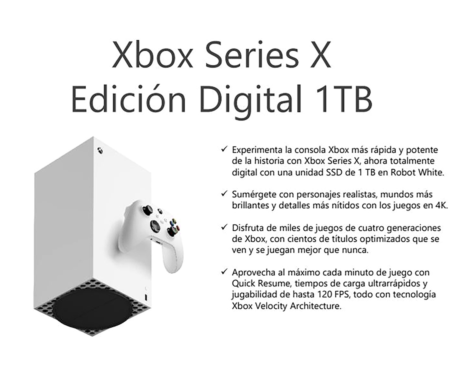 Foto 4 | Foto 4 | Consola Xbox Series X 1 TB Digital