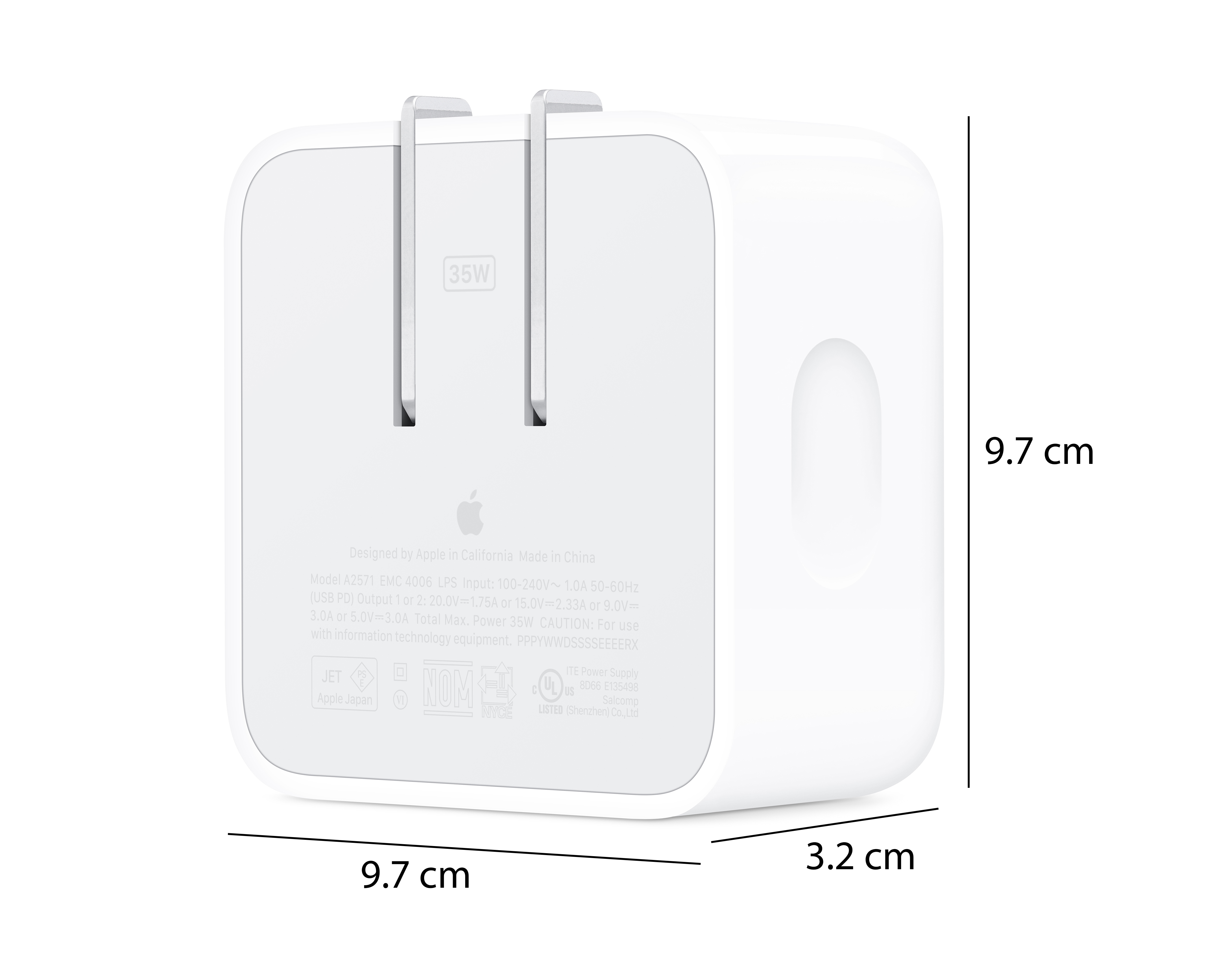Foto 5 pulgar | Foto 4 | Adaptador de Corriente USB-C Apple 35 Watts