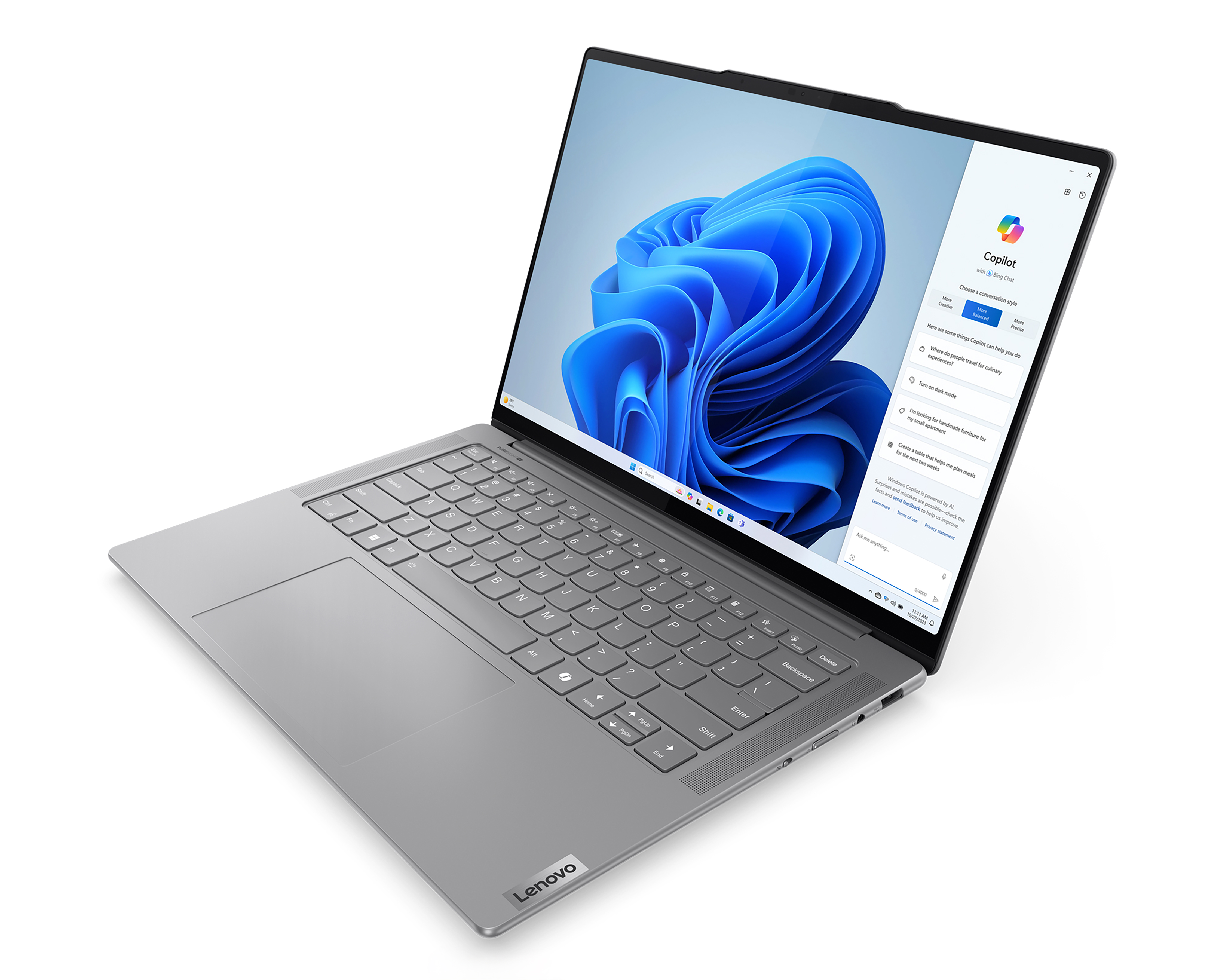 Foto 2 | Foto 2 | Laptop Lenovo 14IMH9 14" Windows 11 Intel Core Ultra 5 125H 16 GB RAM 1 TB SSD Gris