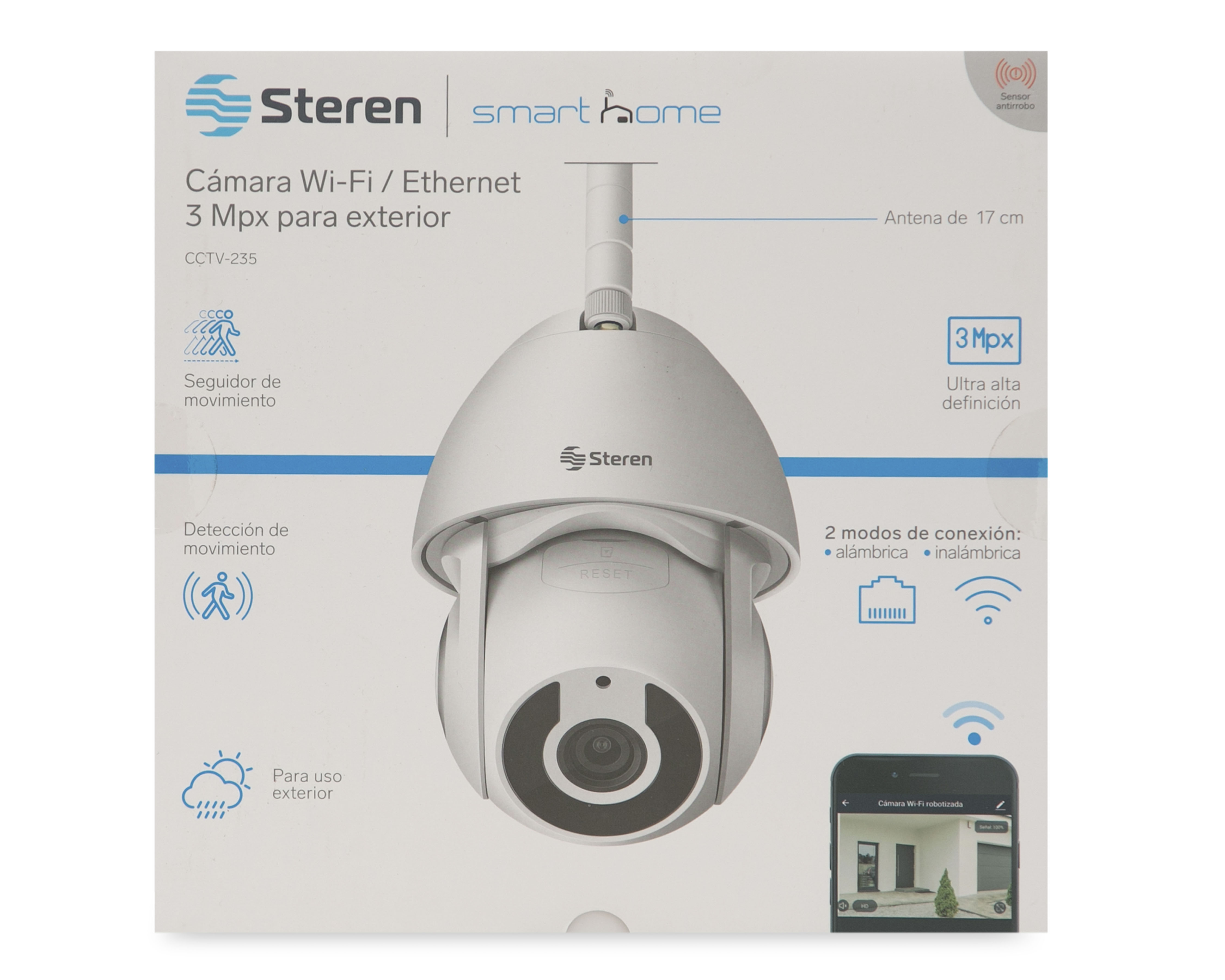 Foto 7 pulgar | Foto 6 | Cámara de Seguridad Steren CCTV-235 Blanca