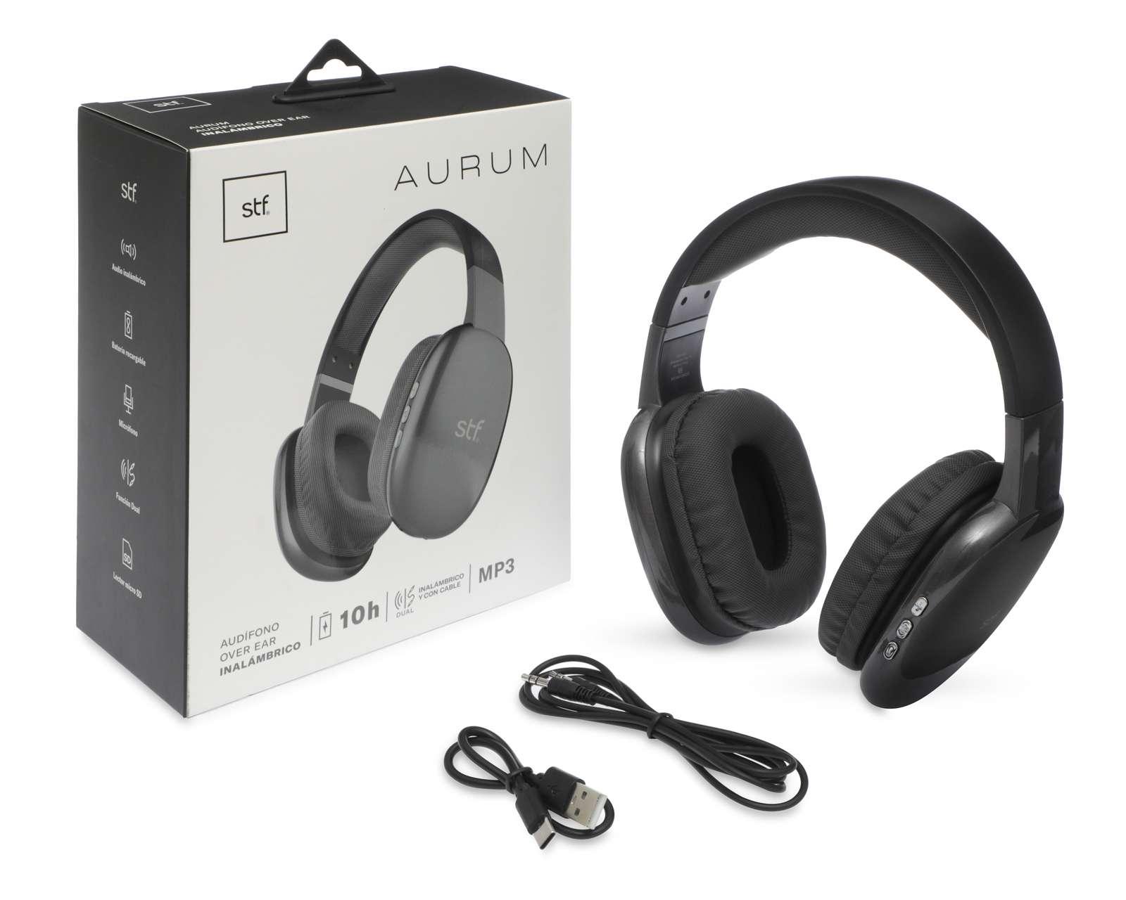 Foto 4 pulgar | Foto 3 | Audífonos de Diadema Inalámbricos STF Bluetooth ST-H16451 Aurum