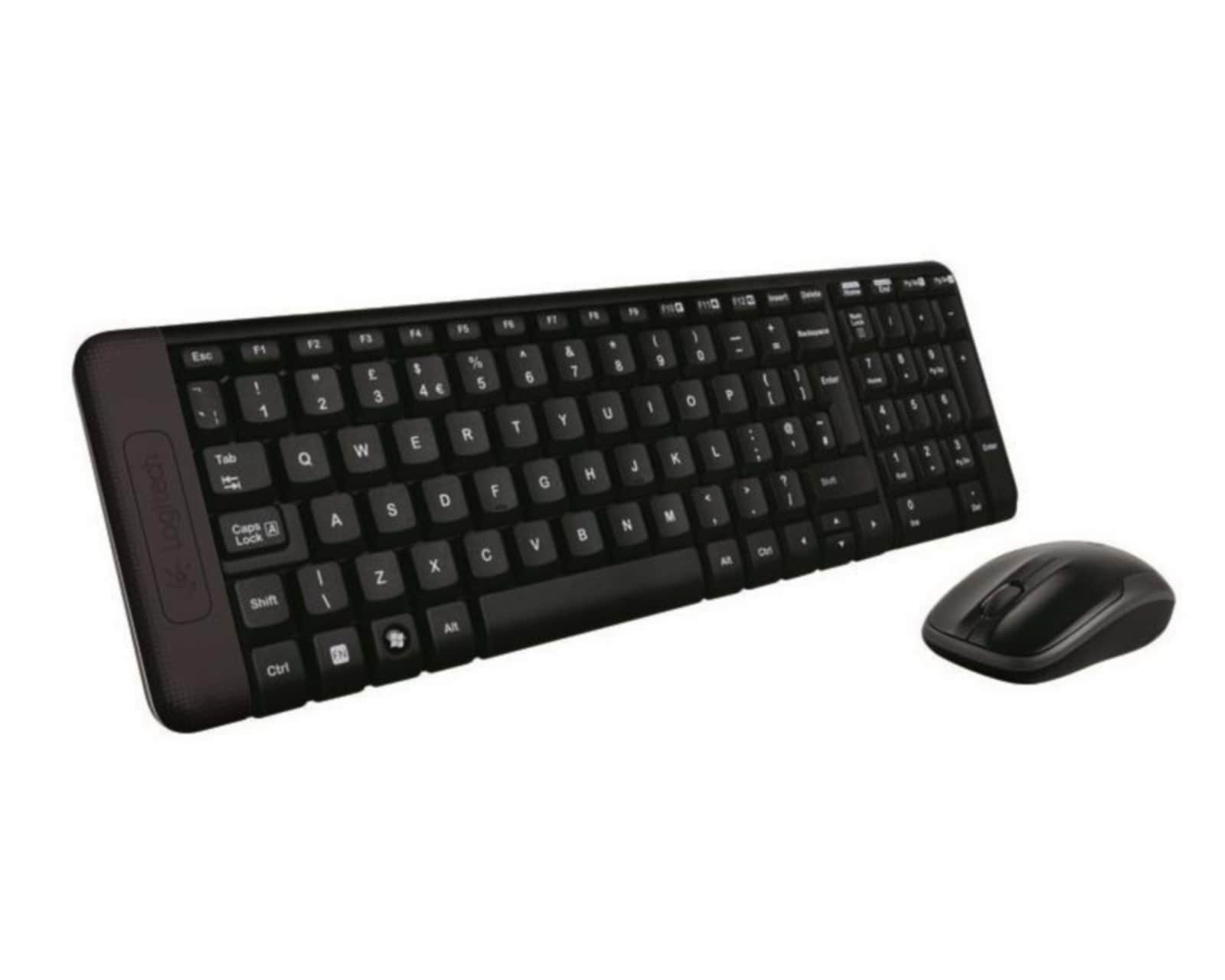 Teclado y Mouse Inalámbricos Logitech 920-004430 MK220 Negros