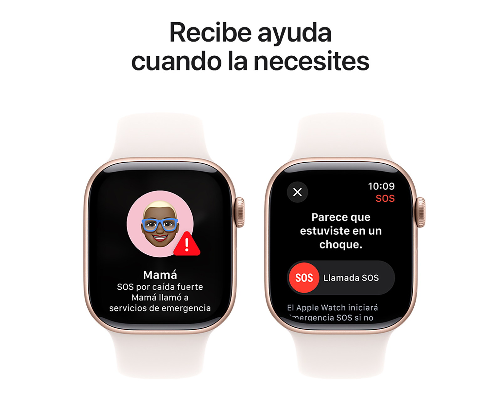 Foto 7 pulgar | Foto 6 | Apple Watch Series 10 GPS 42 mm Oro Rosa S-M