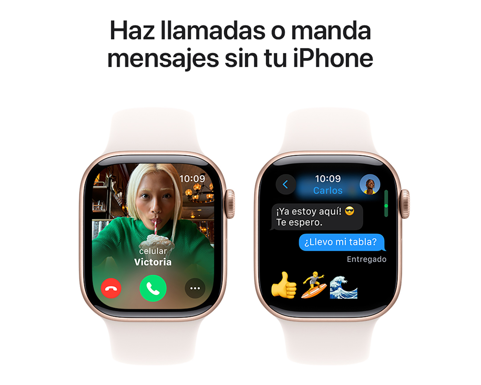 Foto 8 pulgar | Foto 7 | Apple Watch Series 10 GPS 42 mm Oro Rosa S-M
