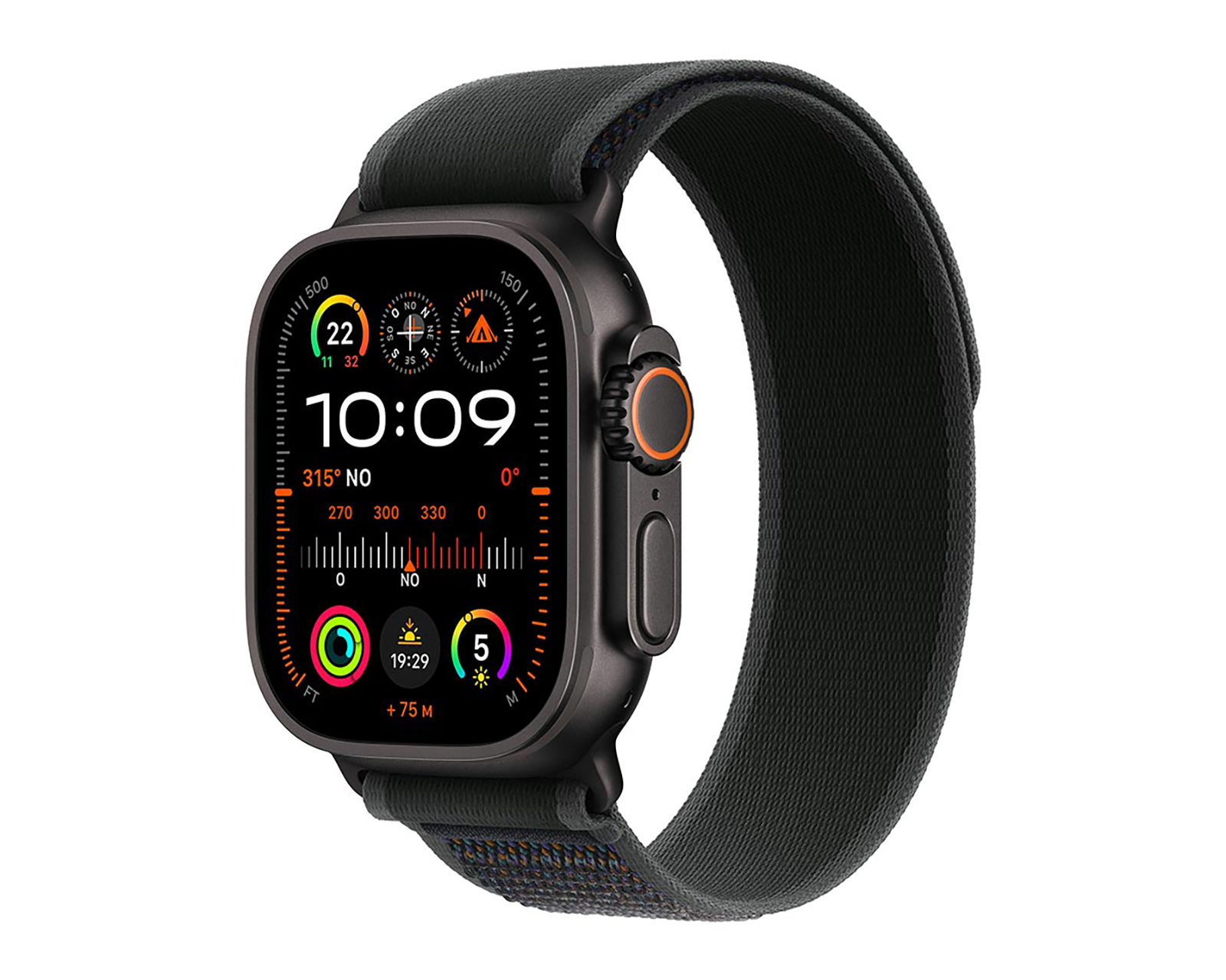 Foto 2 pulgar | Foto 1 | Apple Watch Ultra 2 GPS + Cellular 49 mm Titanio Negro M-L