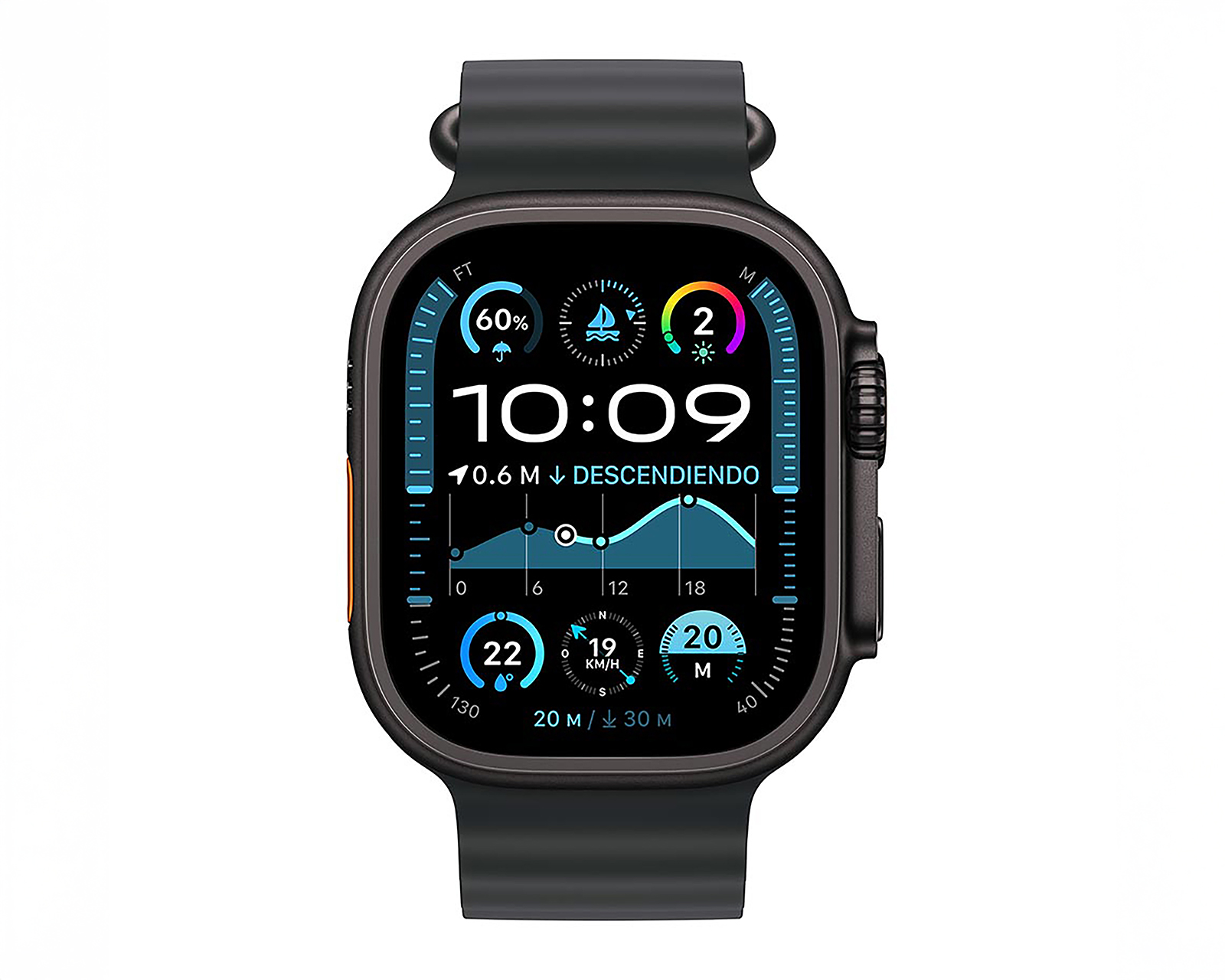 Foto 2 | Foto 2 | Apple Watch Ultra 2 GPS + Cellular 49 mm Titanio Negro S-M