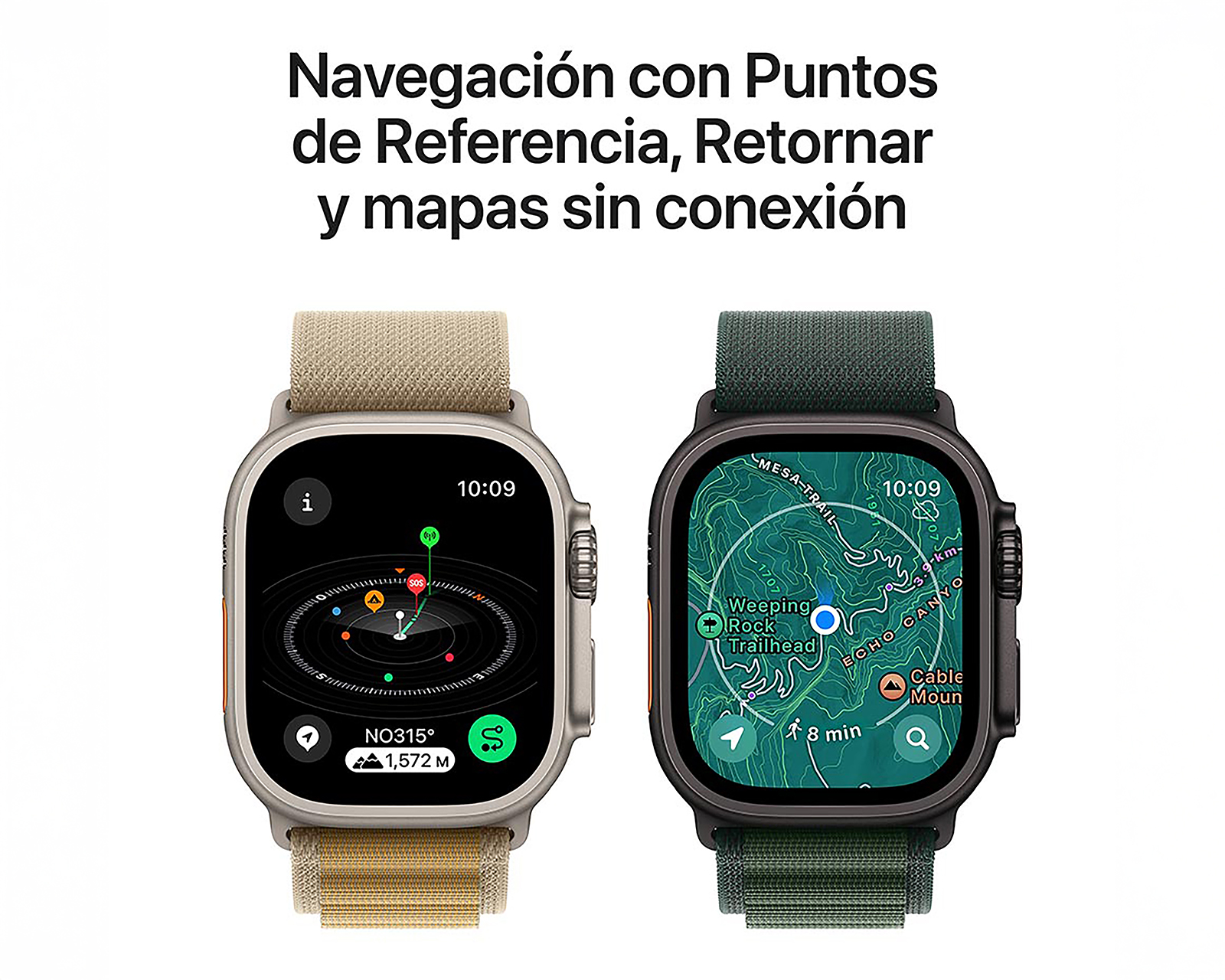 Foto 6 | Foto 6 | Apple Watch Ultra 2 GPS + Cellular 49 mm Titanio Negro S-M