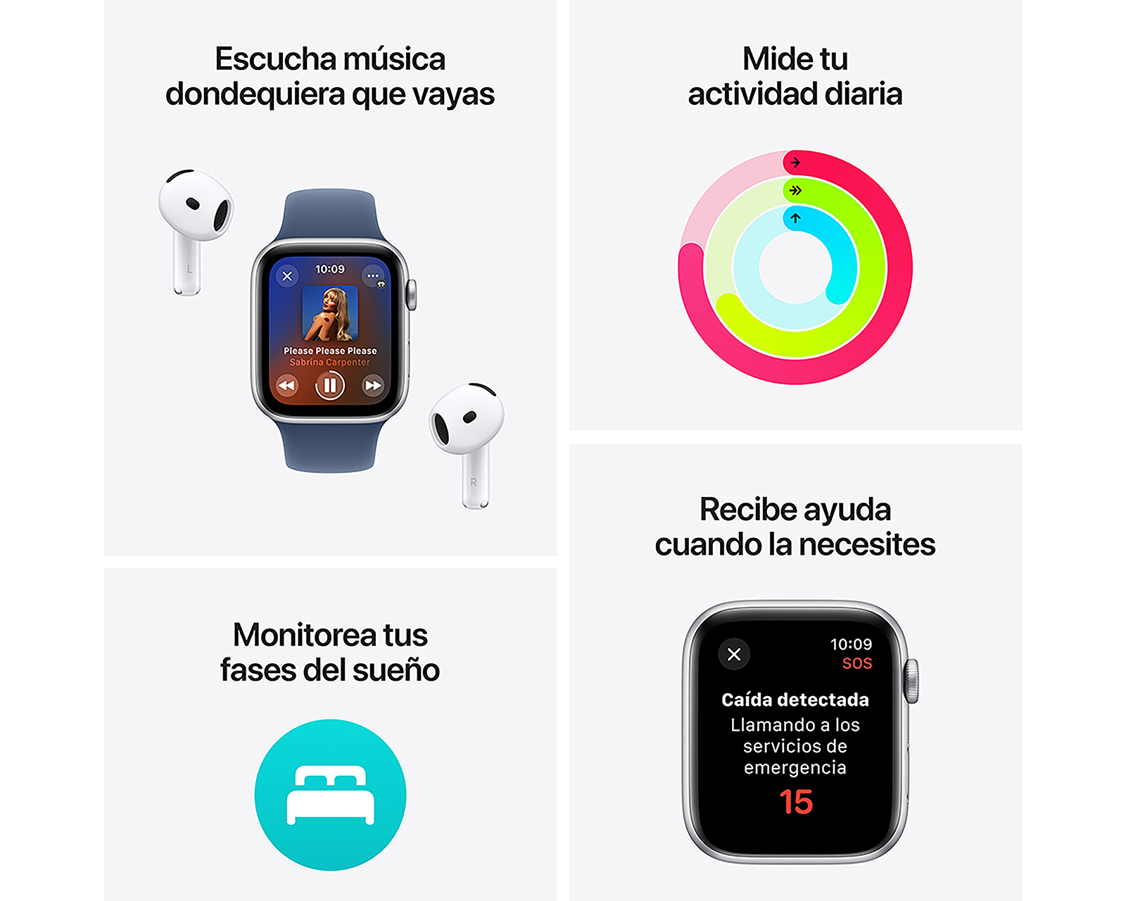 Foto 4 pulgar | Foto 3 | Apple Watch SE GPS 40 mm Medianoche S-M