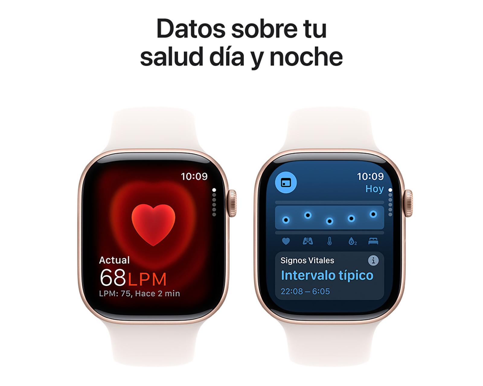 Foto 6 pulgar | Foto 5 | Apple Watch Series 10 GPS 46 mm Oro Rosa M-L