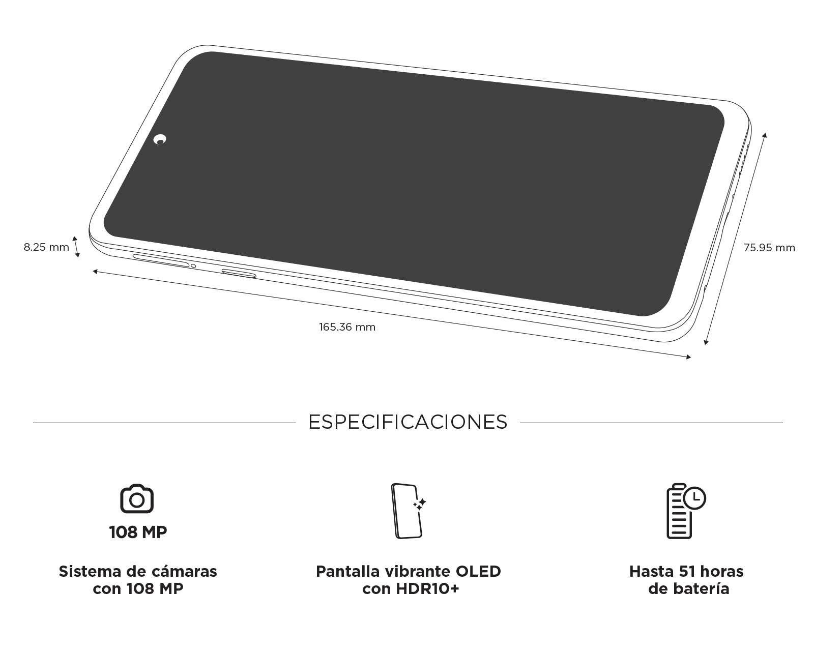 Foto 8 | Foto 8 | Celular Motorola Liberado Moto Edge 20 5G Lite 128 GB Gris